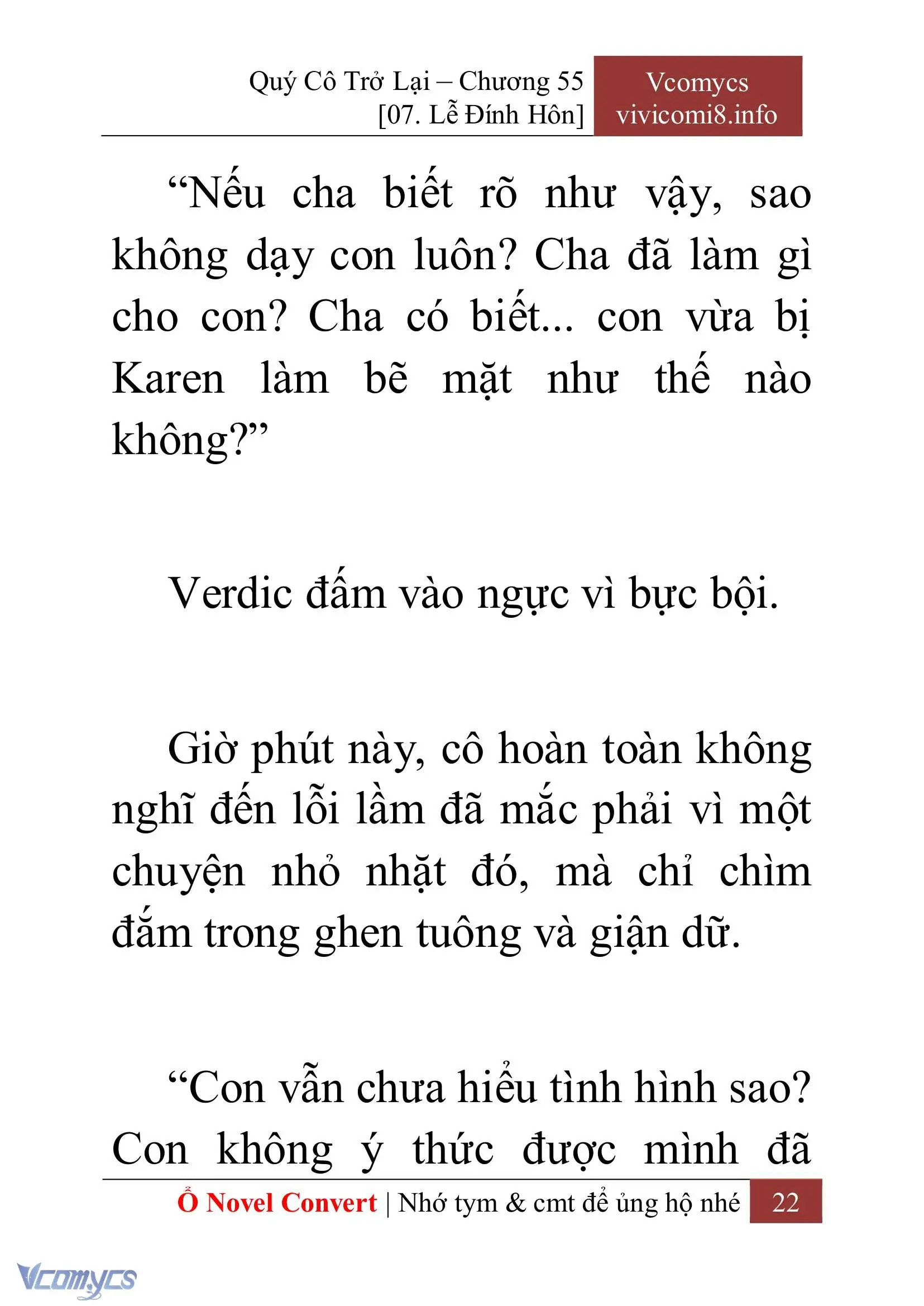 [Novel] Quý Cô Trở Lại Chapter 55 - Trang 25