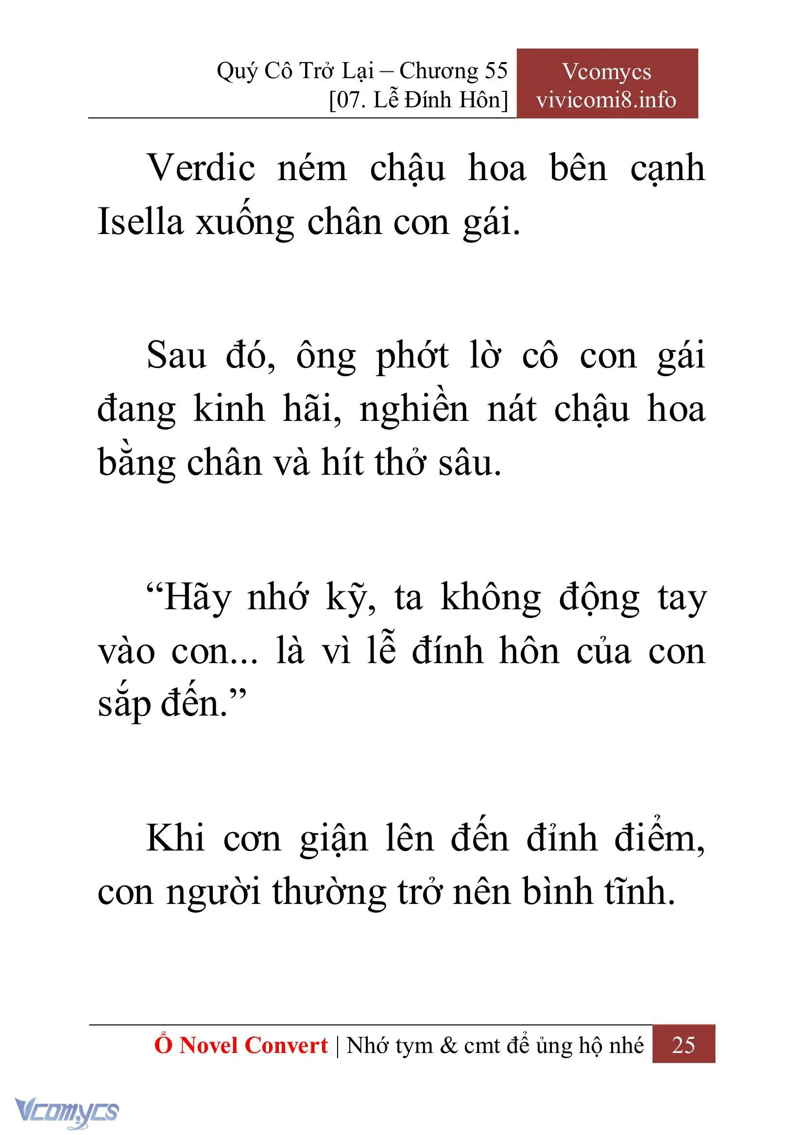 [Novel] Quý Cô Trở Lại Chapter 55 - Trang 28