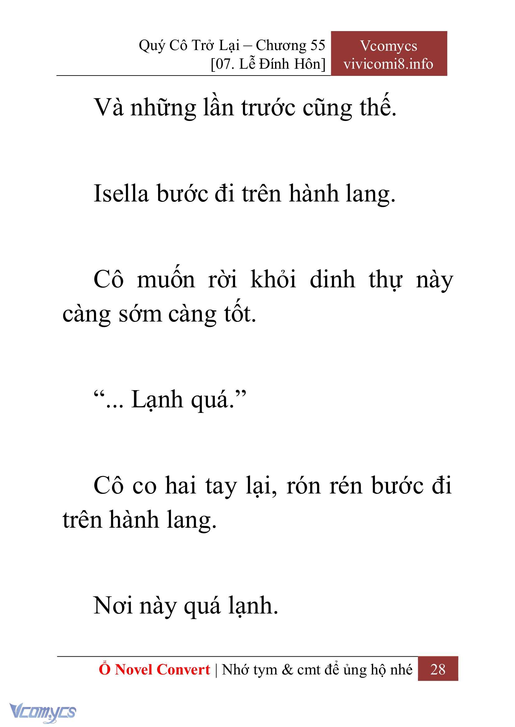 [Novel] Quý Cô Trở Lại Chapter 55 - Trang 31