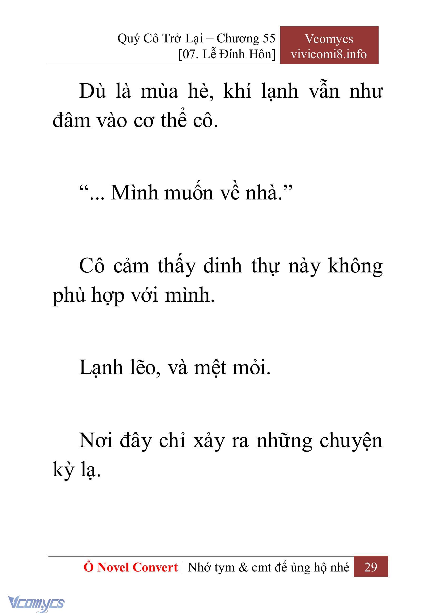 [Novel] Quý Cô Trở Lại Chapter 55 - Trang 32
