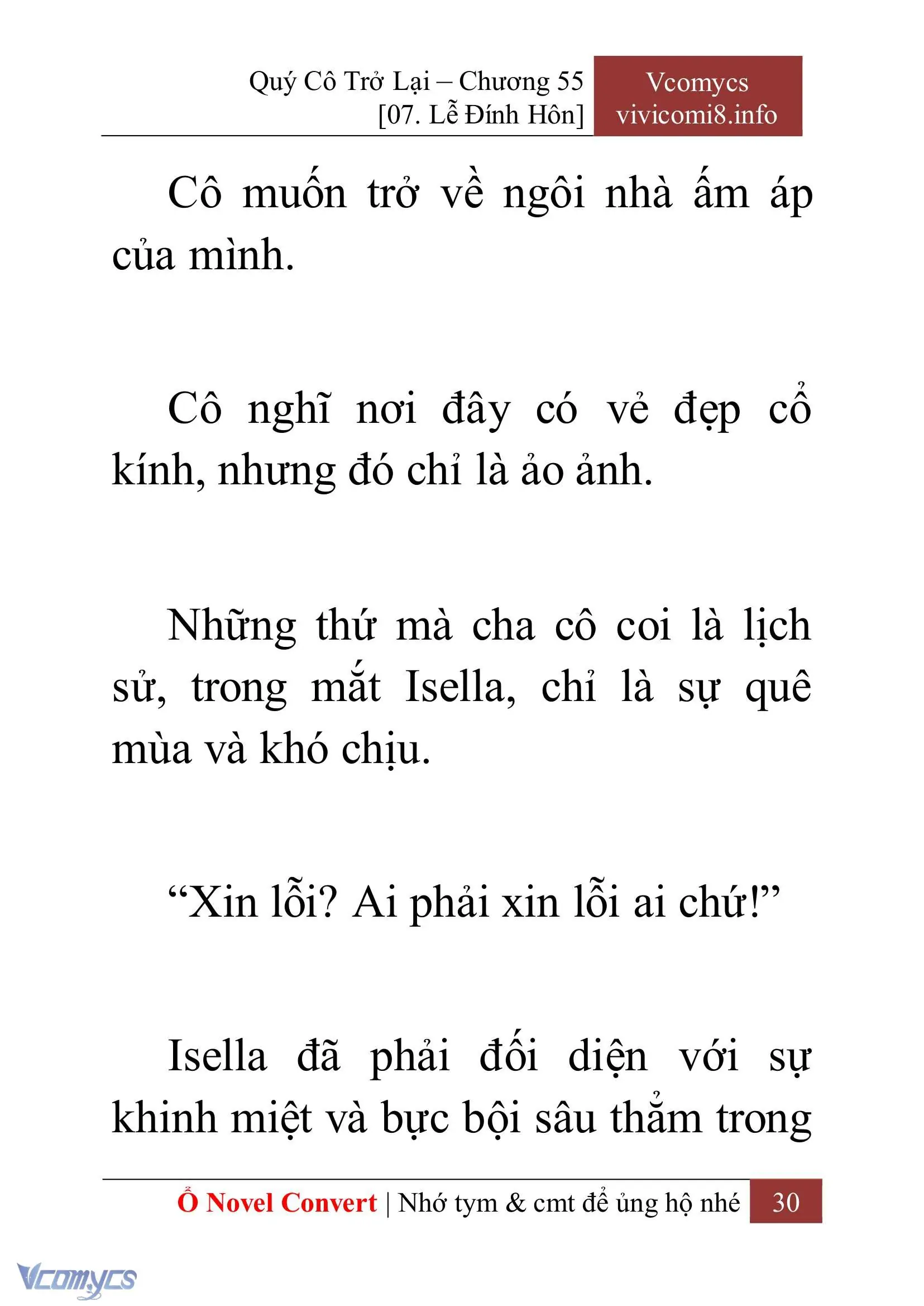[Novel] Quý Cô Trở Lại Chapter 55 - Trang 33
