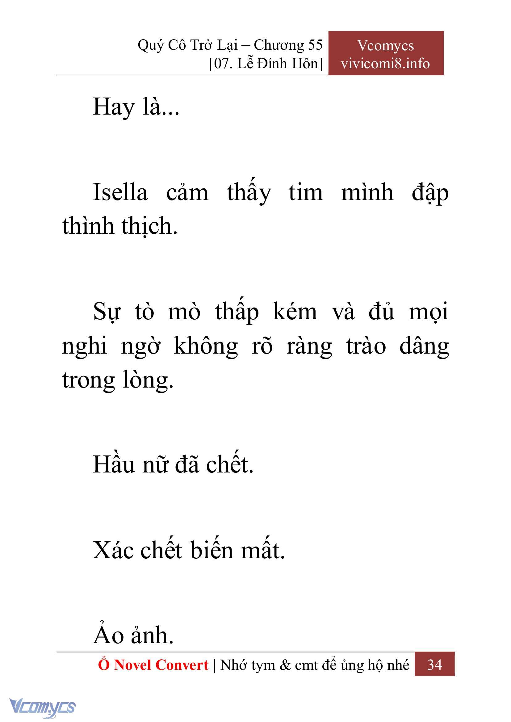 [Novel] Quý Cô Trở Lại Chapter 55 - Trang 37