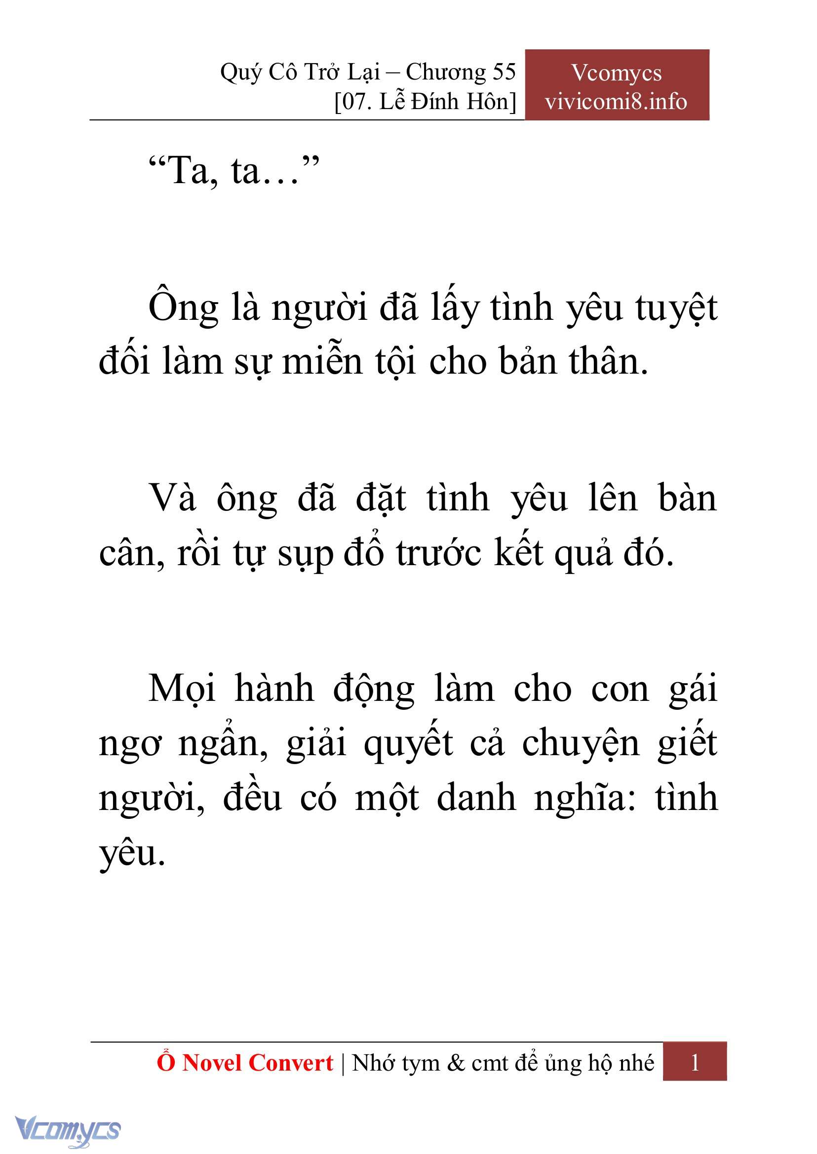 [Novel] Quý Cô Trở Lại Chapter 55 - Trang 4