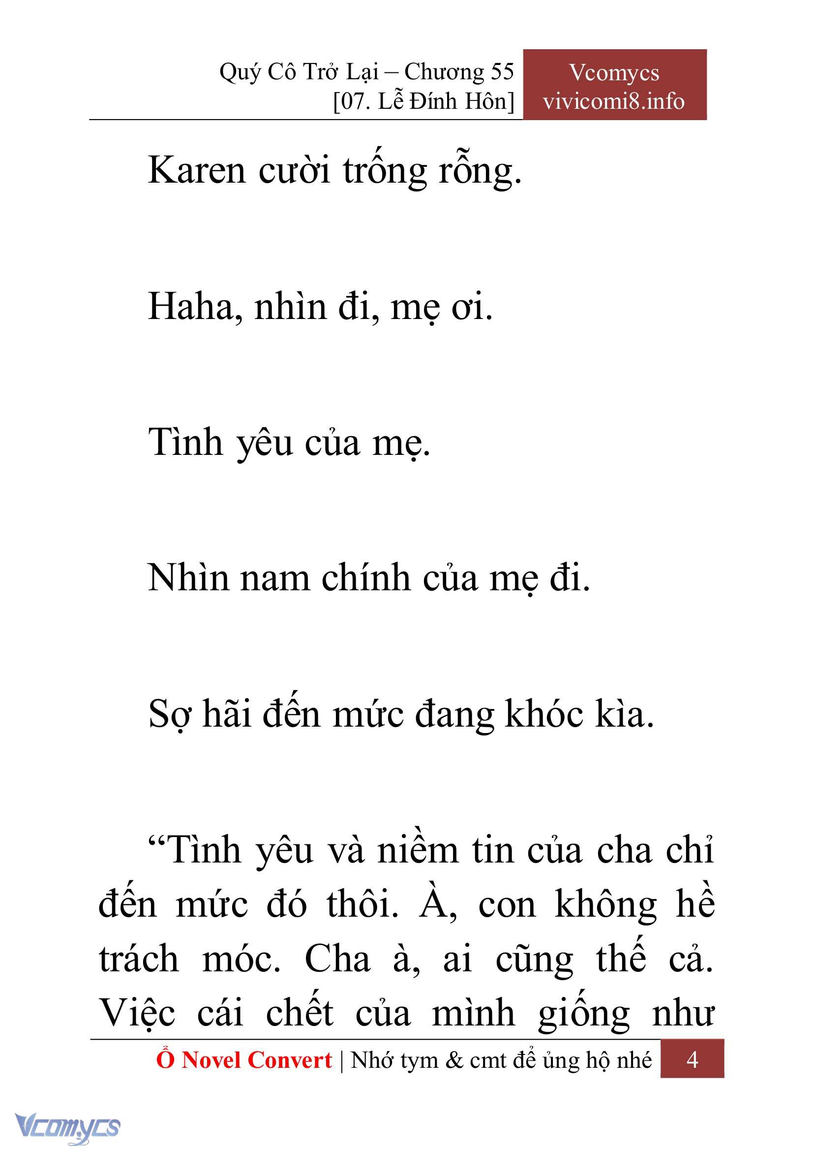 [Novel] Quý Cô Trở Lại Chapter 55 - Trang 7