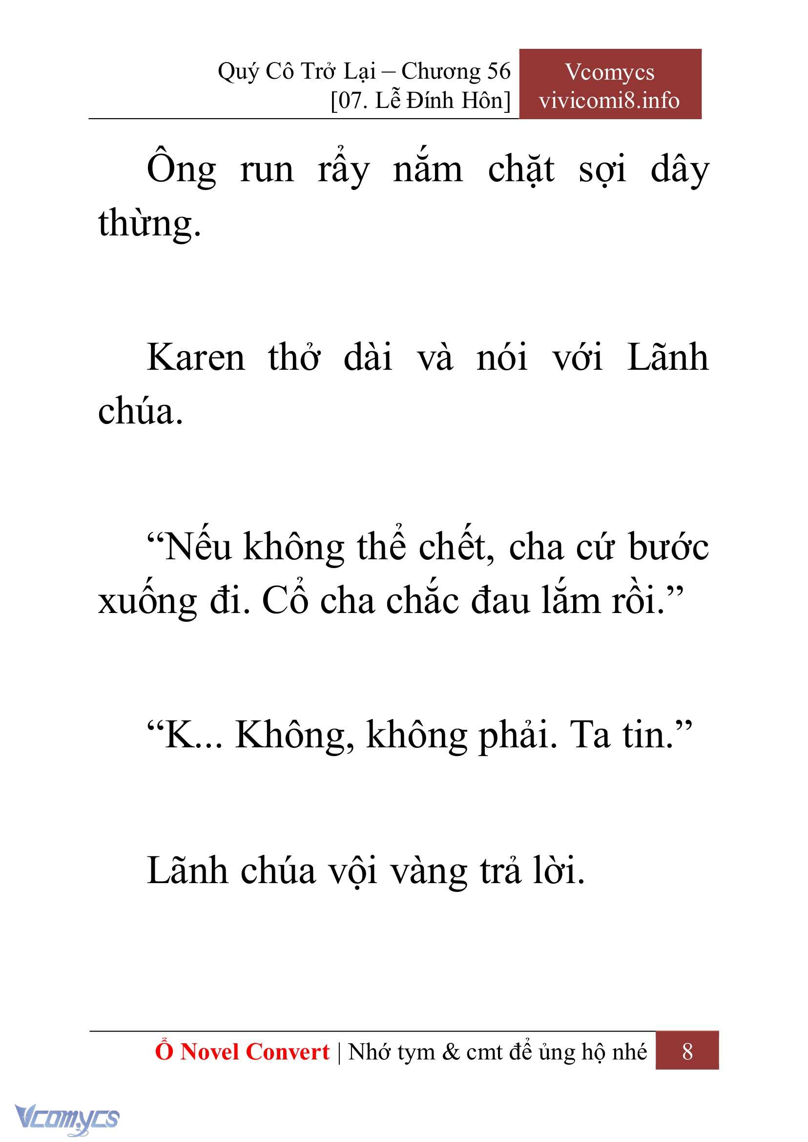 [Novel] Quý Cô Trở Lại Chapter 56 - Trang 11
