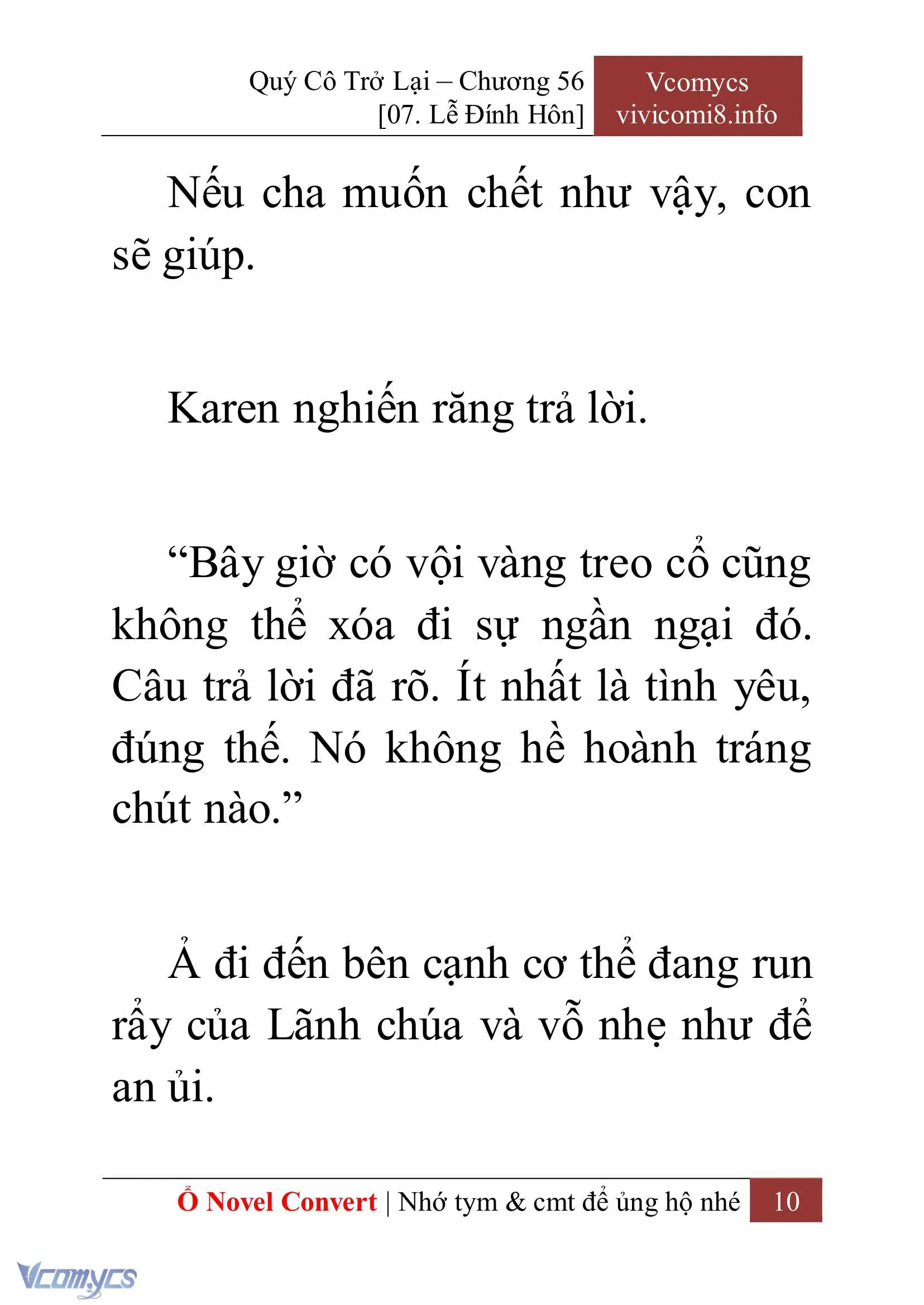 [Novel] Quý Cô Trở Lại Chapter 56 - Trang 13