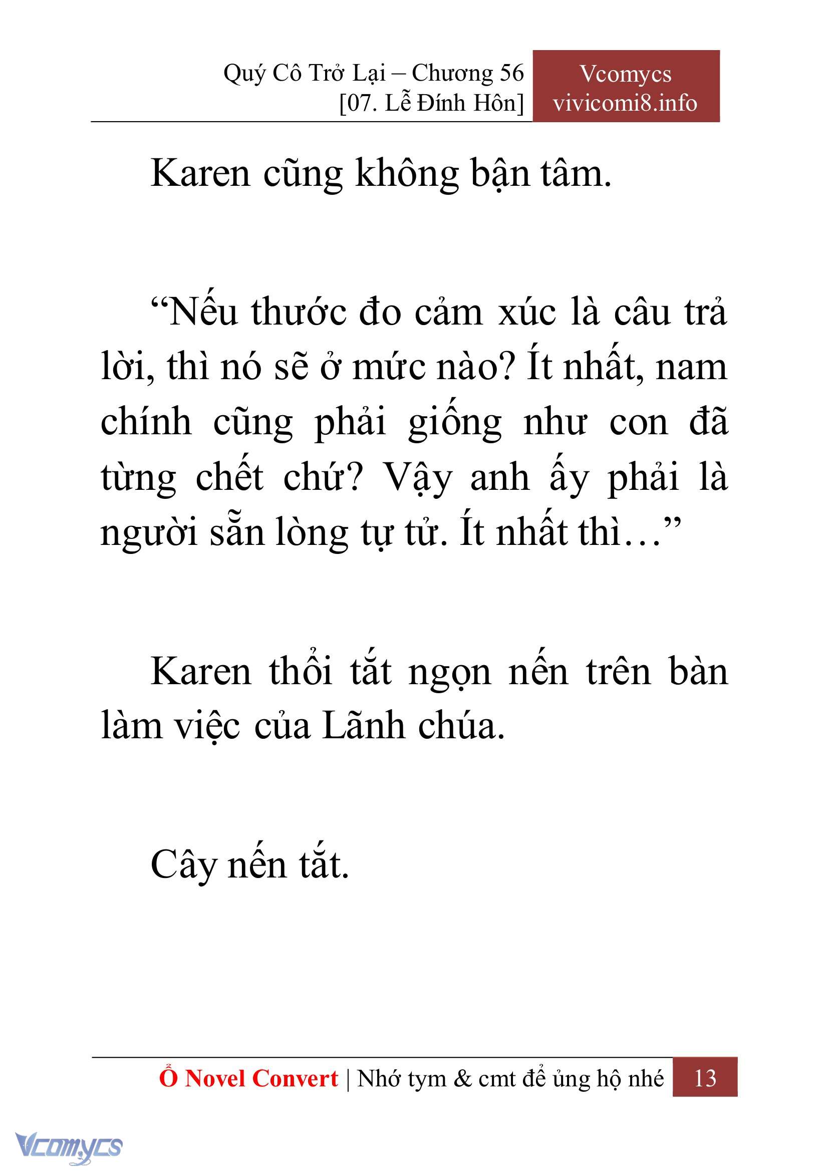 [Novel] Quý Cô Trở Lại Chapter 56 - Trang 16