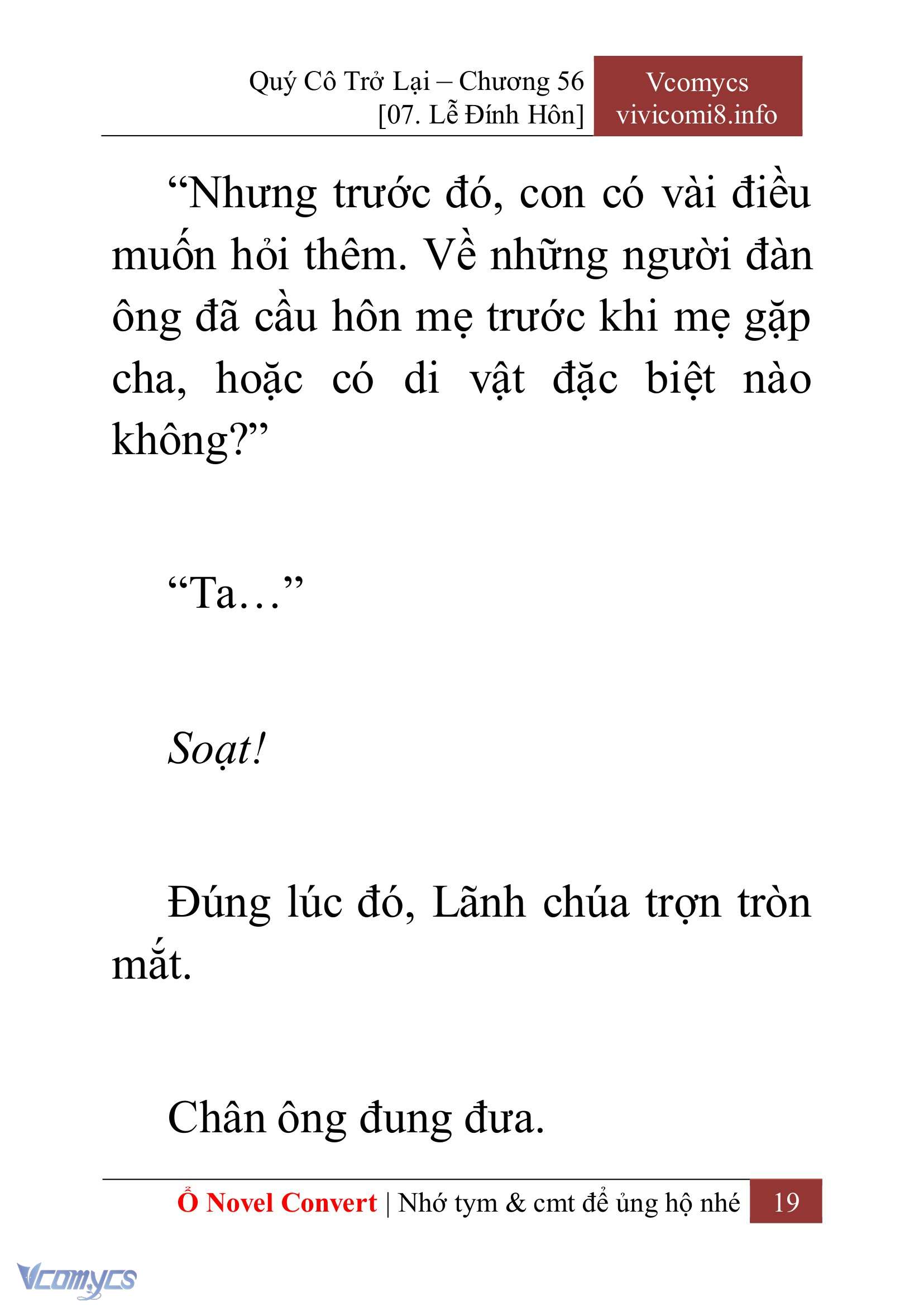 [Novel] Quý Cô Trở Lại Chapter 56 - Trang 22