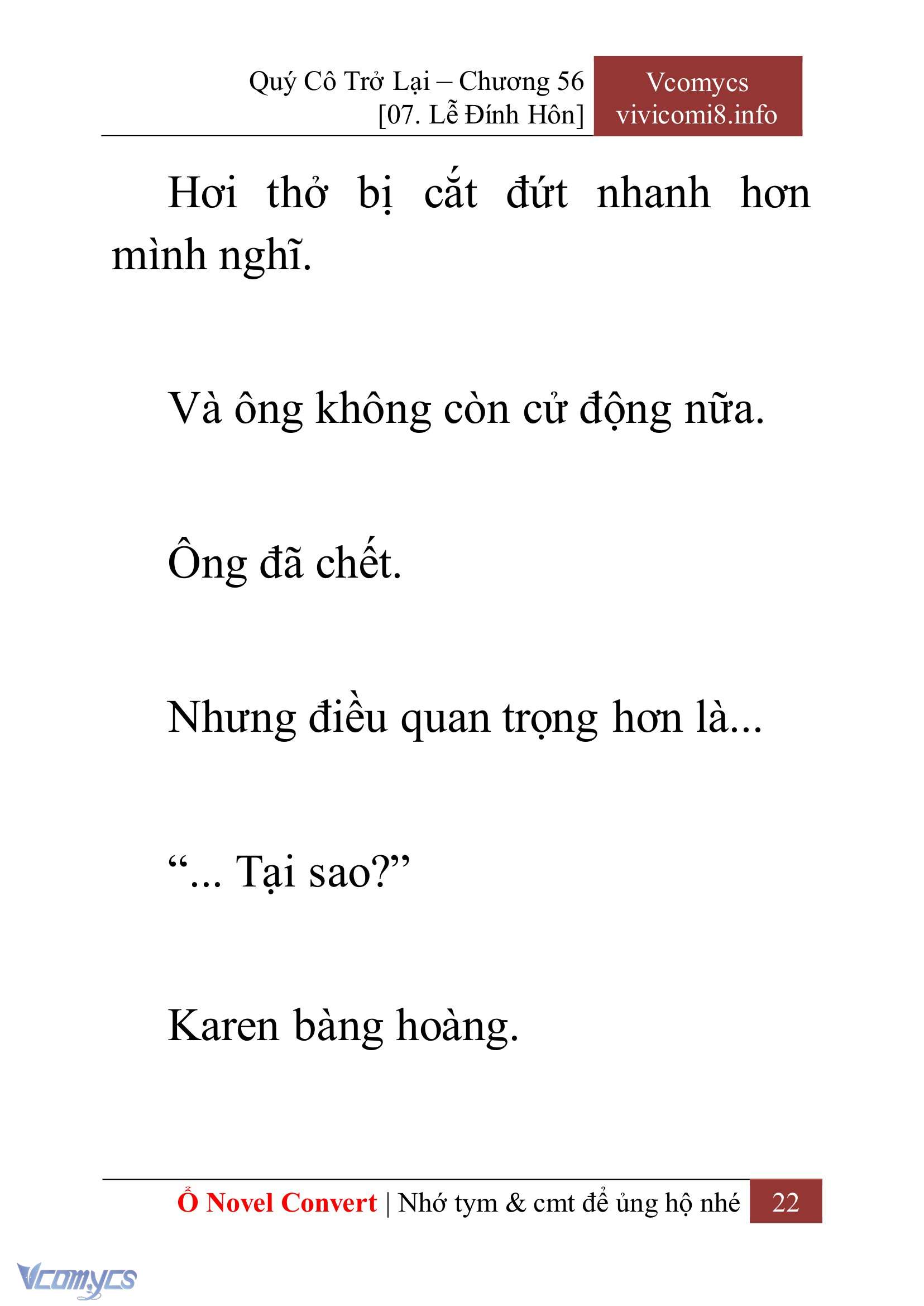 [Novel] Quý Cô Trở Lại Chapter 56 - Trang 25