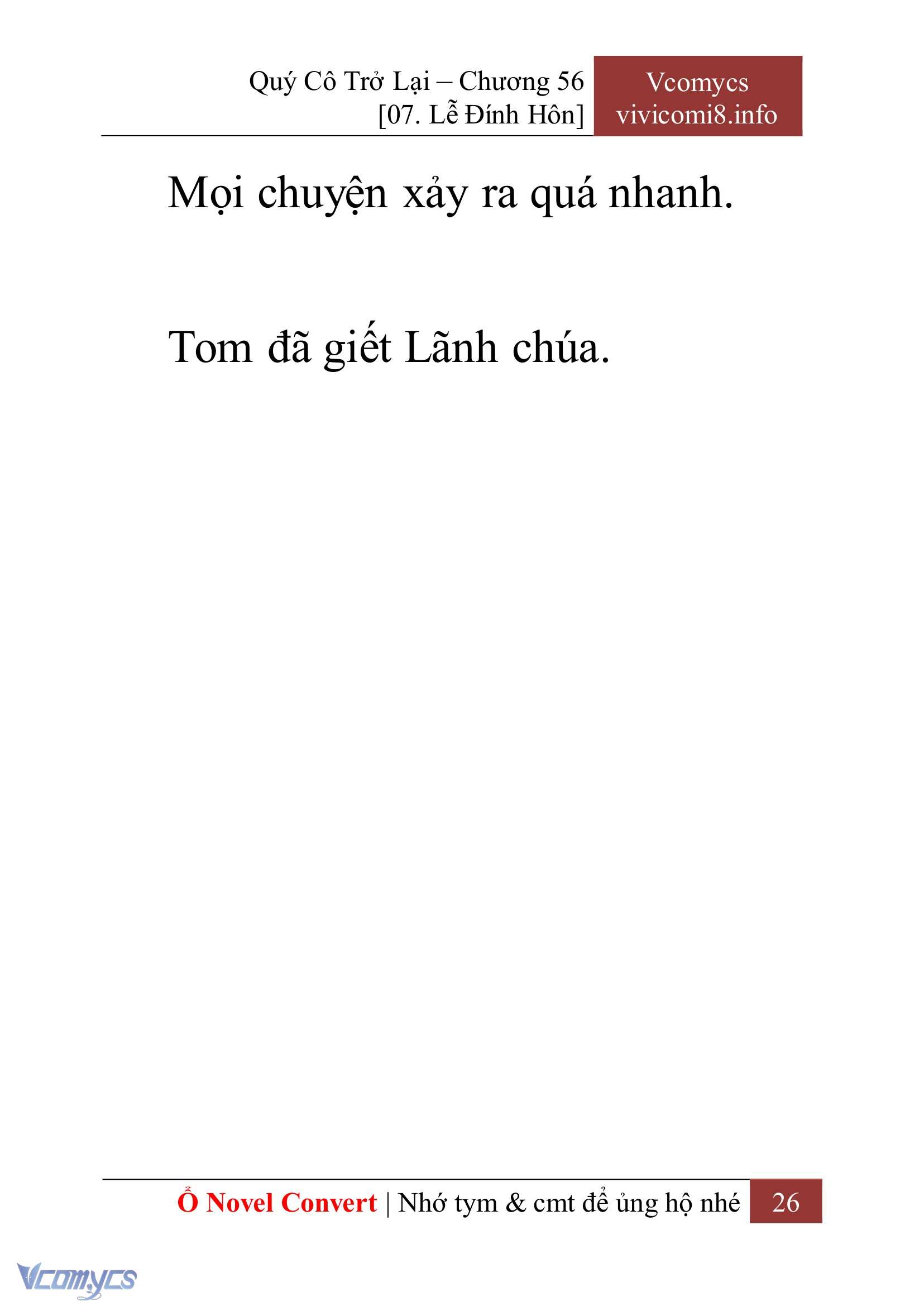 [Novel] Quý Cô Trở Lại Chapter 56 - Trang 29