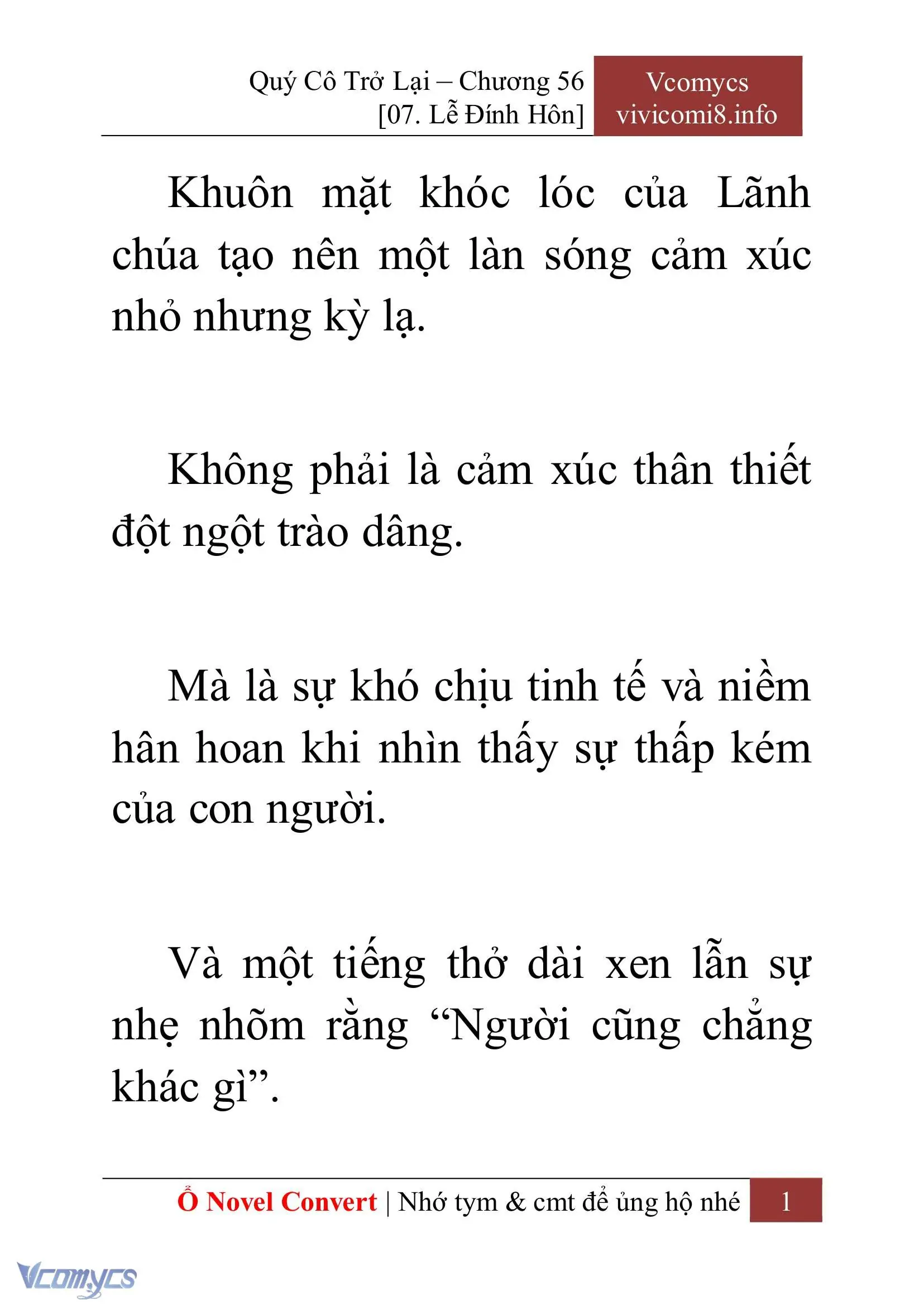 [Novel] Quý Cô Trở Lại Chapter 56 - Trang 4