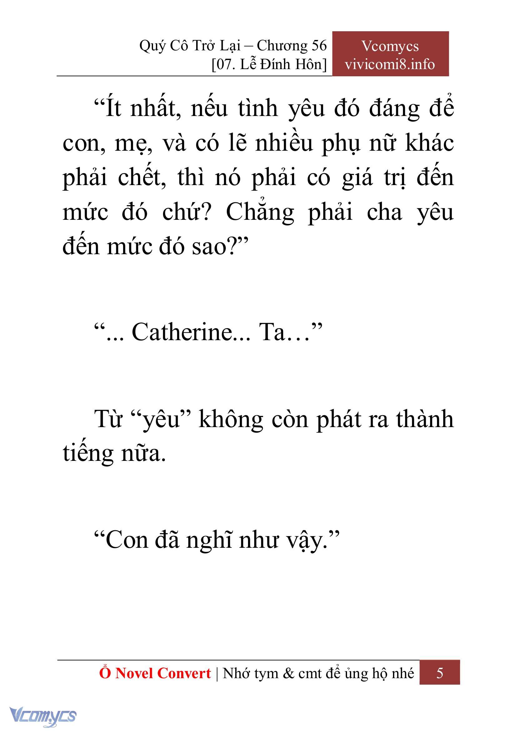 [Novel] Quý Cô Trở Lại Chapter 56 - Trang 8