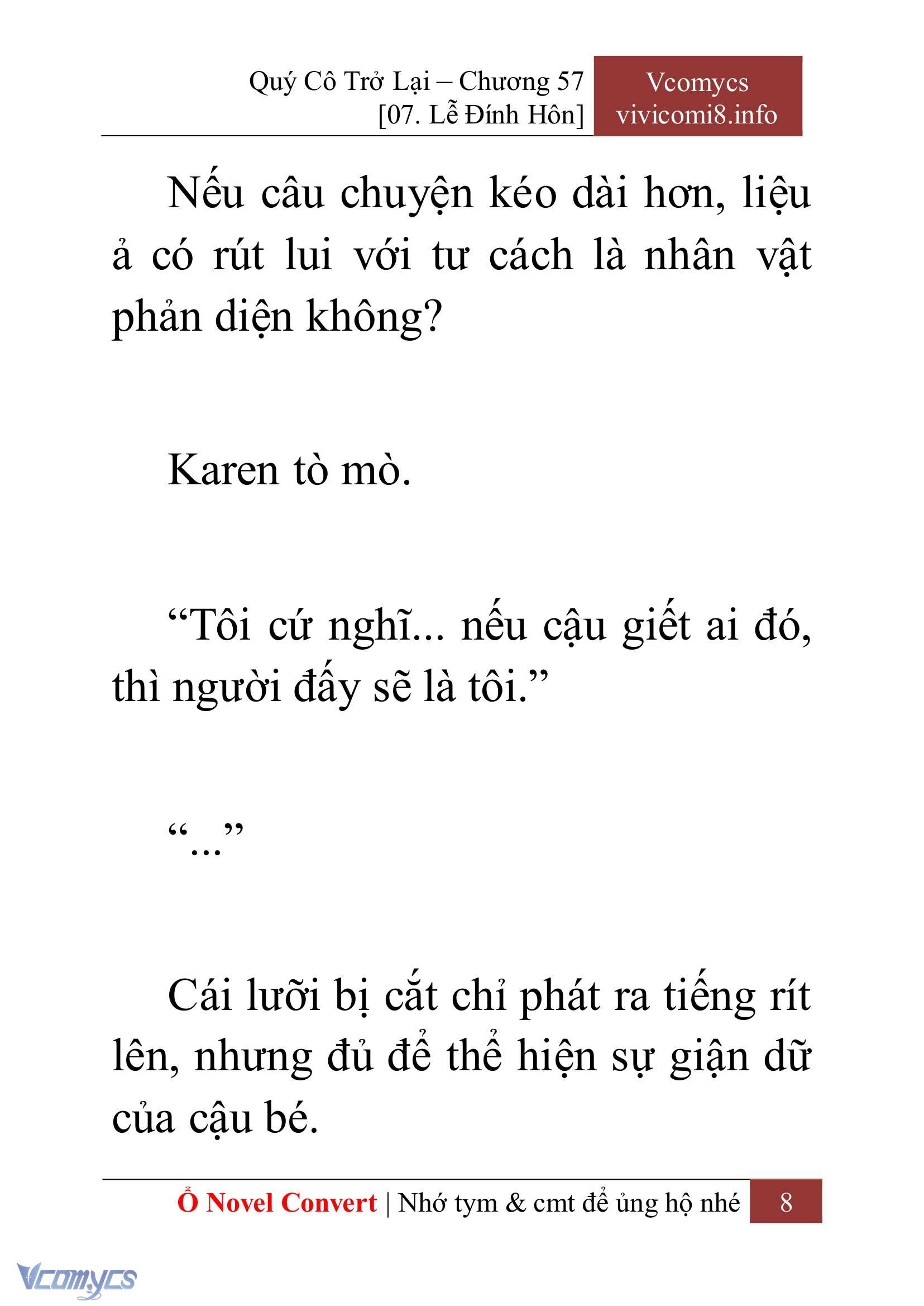 [Novel] Quý Cô Trở Lại Chapter 57 - Trang 11