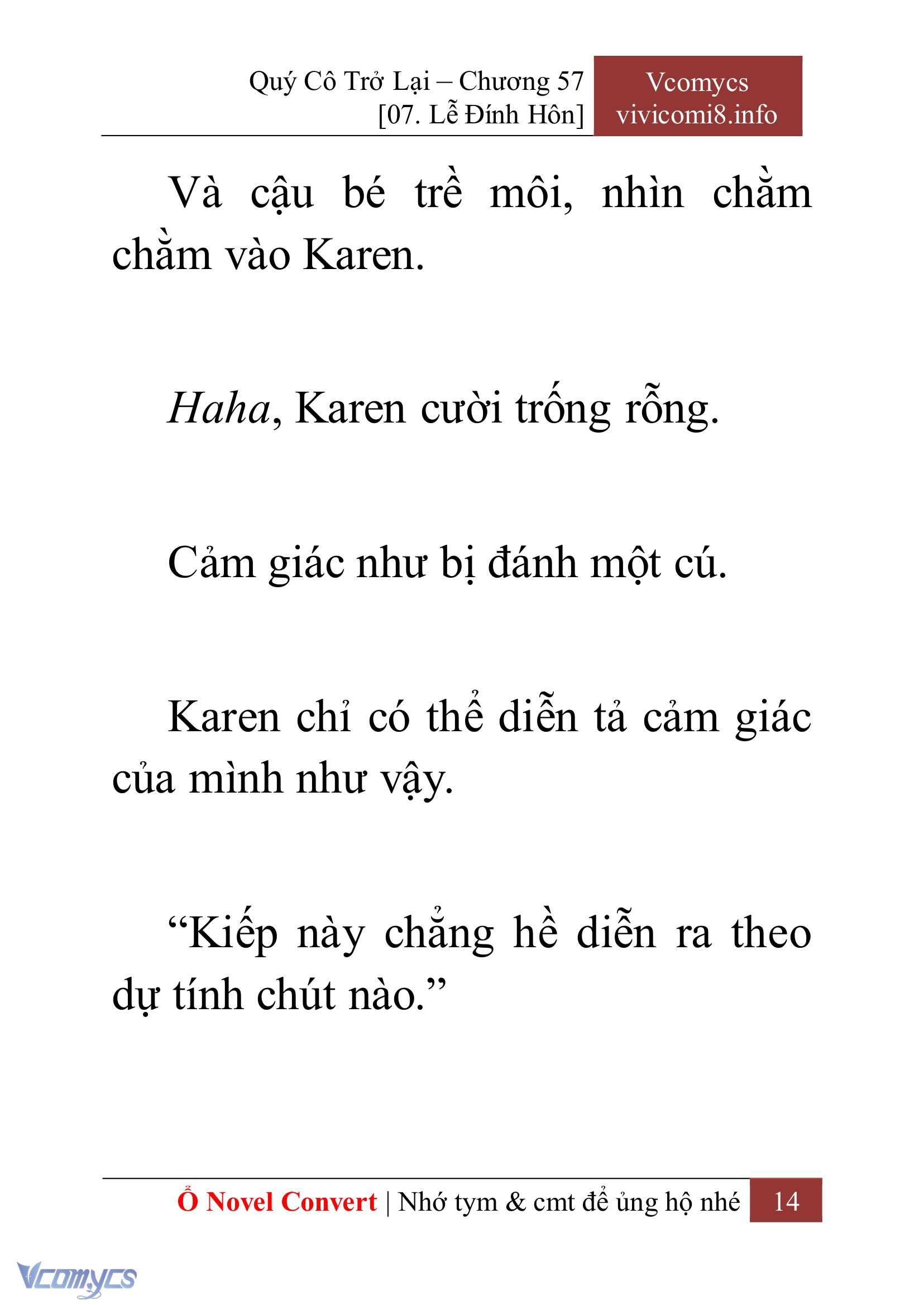 [Novel] Quý Cô Trở Lại Chapter 57 - Trang 17
