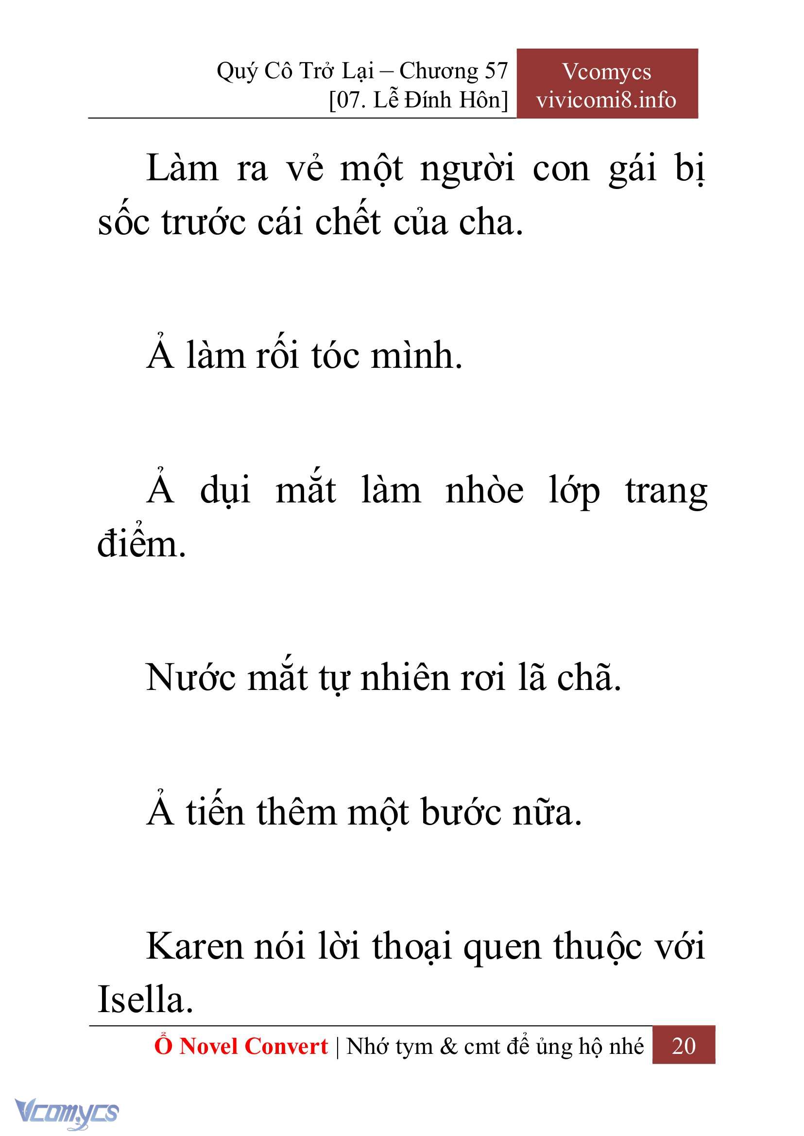 [Novel] Quý Cô Trở Lại Chapter 57 - Trang 23