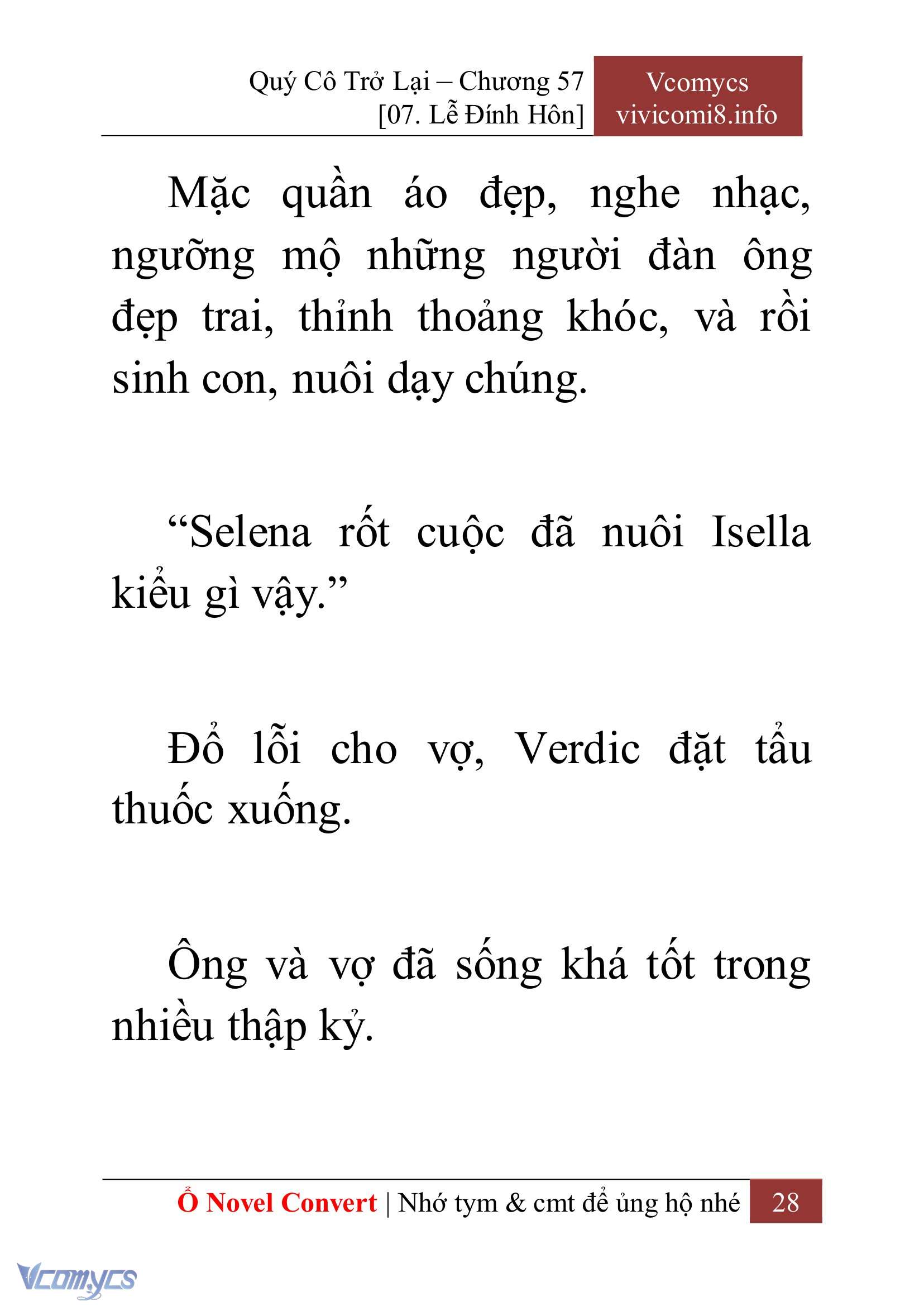 [Novel] Quý Cô Trở Lại Chapter 57 - Trang 31