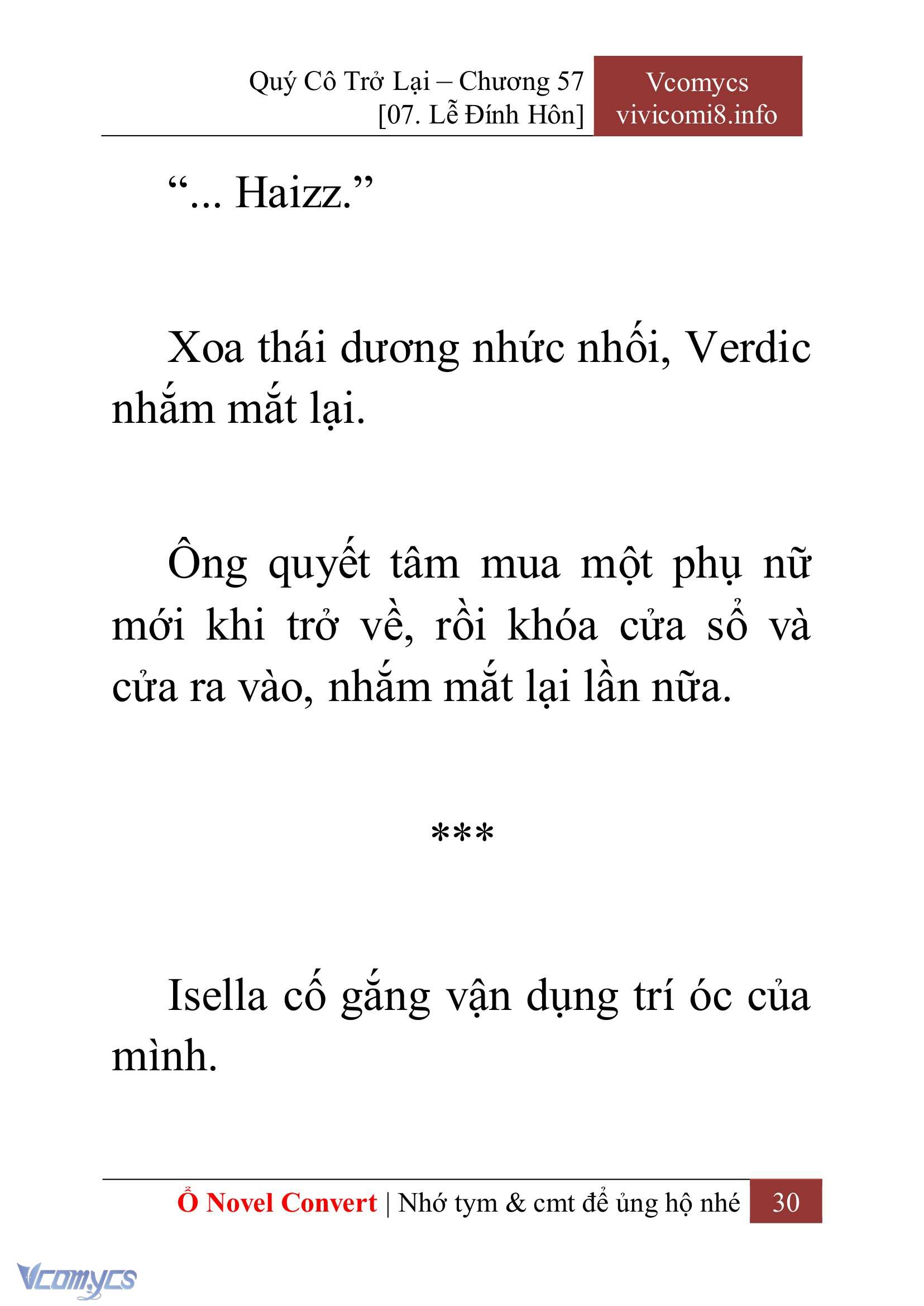 [Novel] Quý Cô Trở Lại Chapter 57 - Trang 33