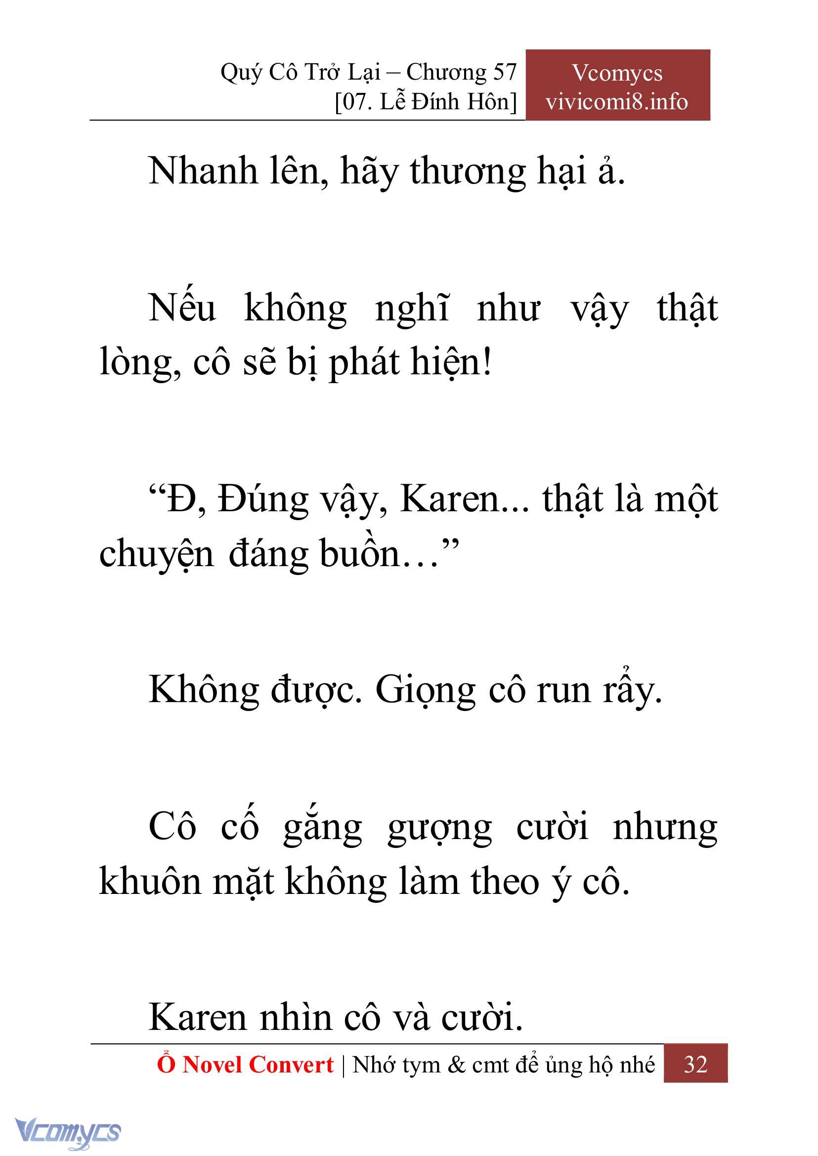 [Novel] Quý Cô Trở Lại Chapter 57 - Trang 35