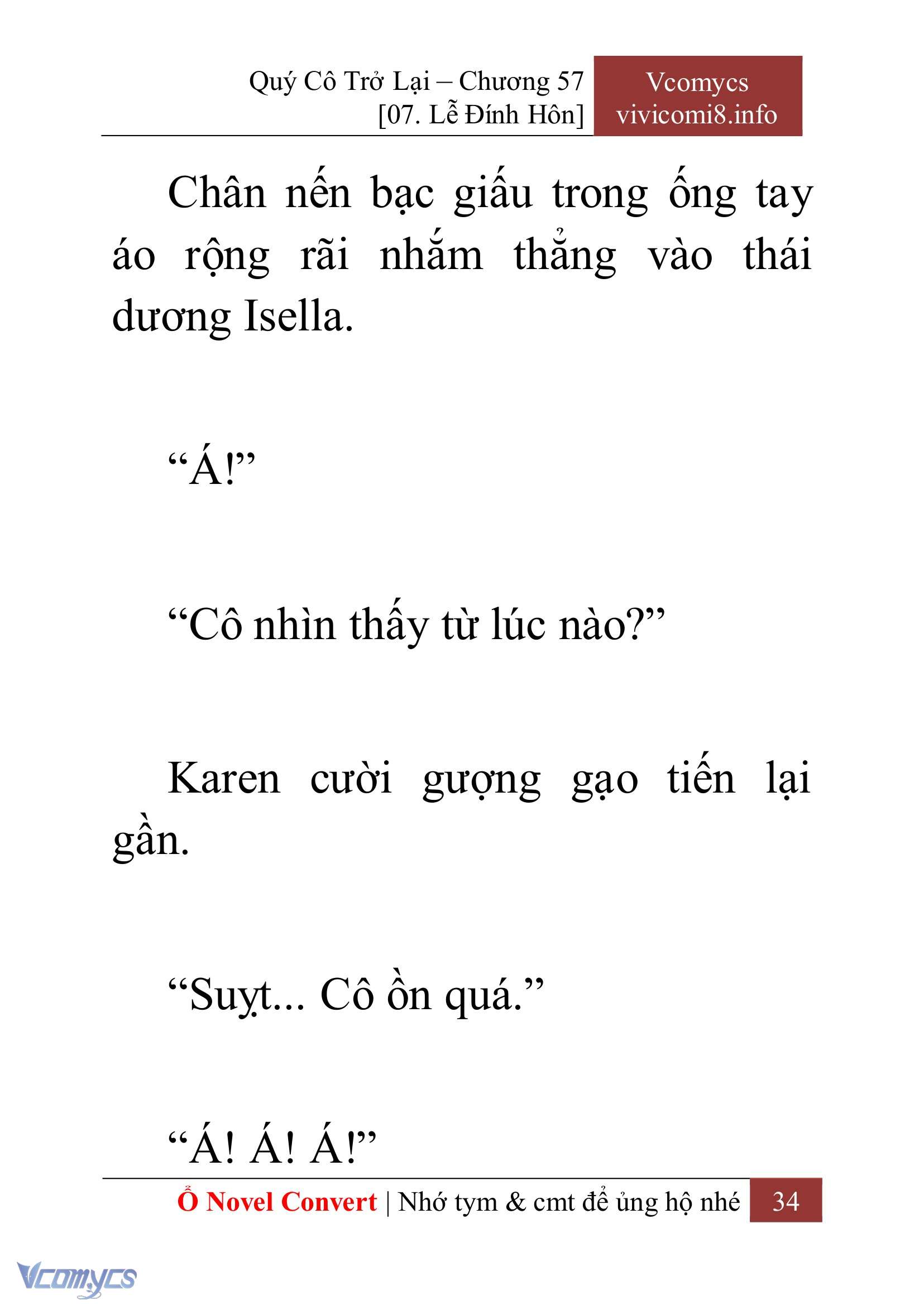 [Novel] Quý Cô Trở Lại Chapter 57 - Trang 37