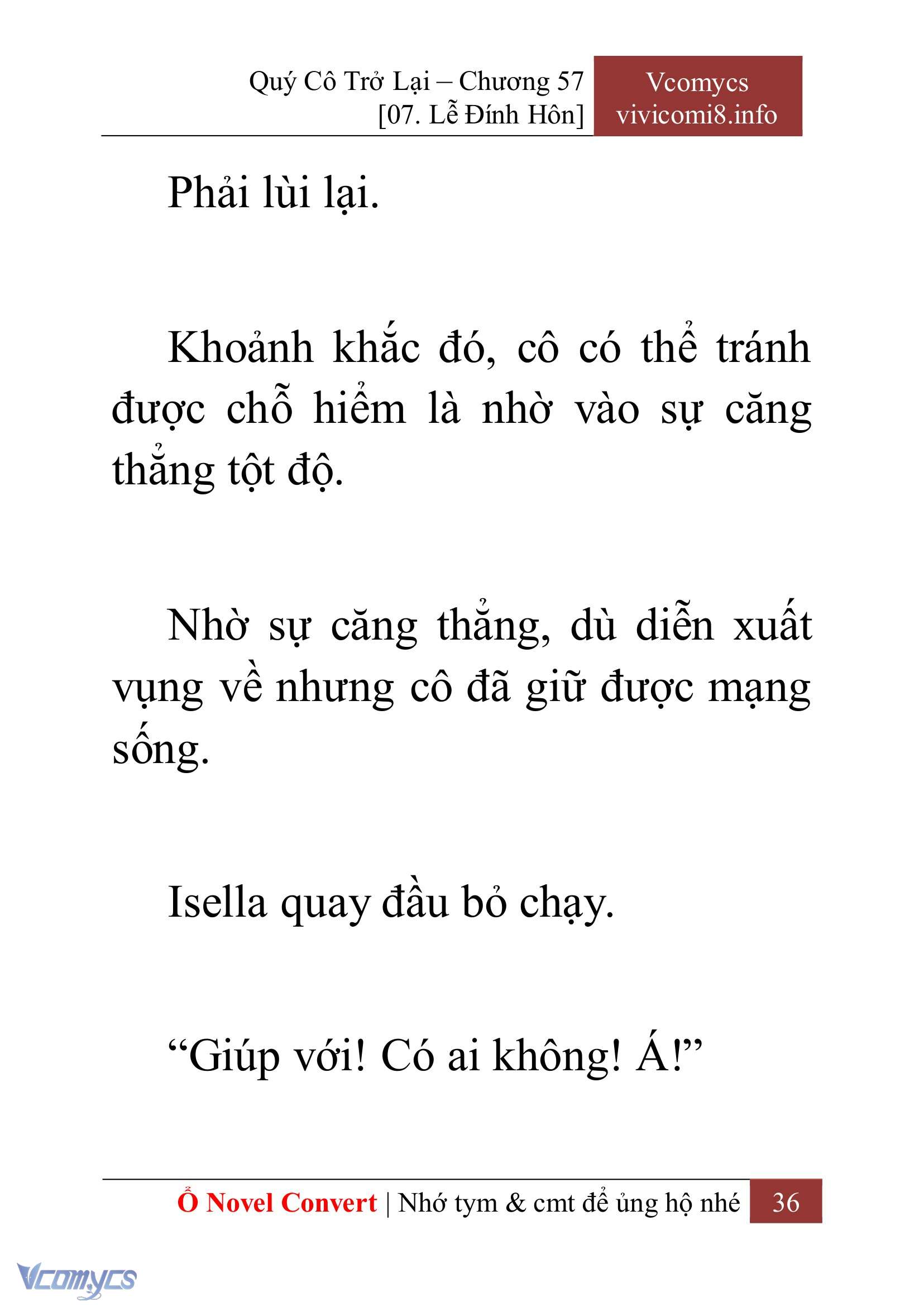 [Novel] Quý Cô Trở Lại Chapter 57 - Trang 39