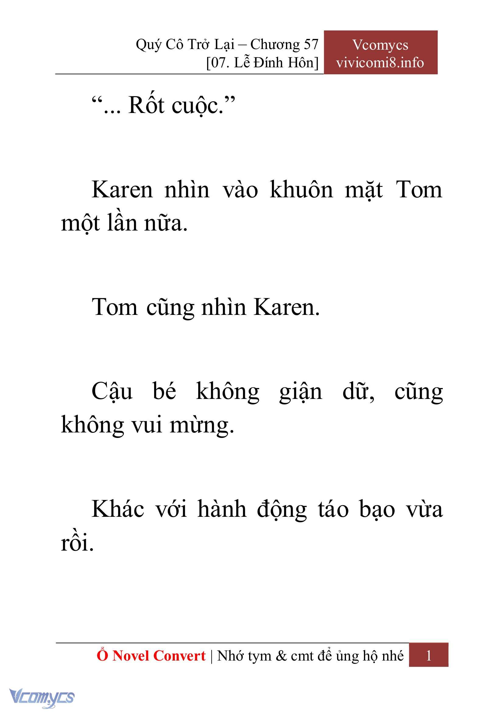 [Novel] Quý Cô Trở Lại Chapter 57 - Trang 4