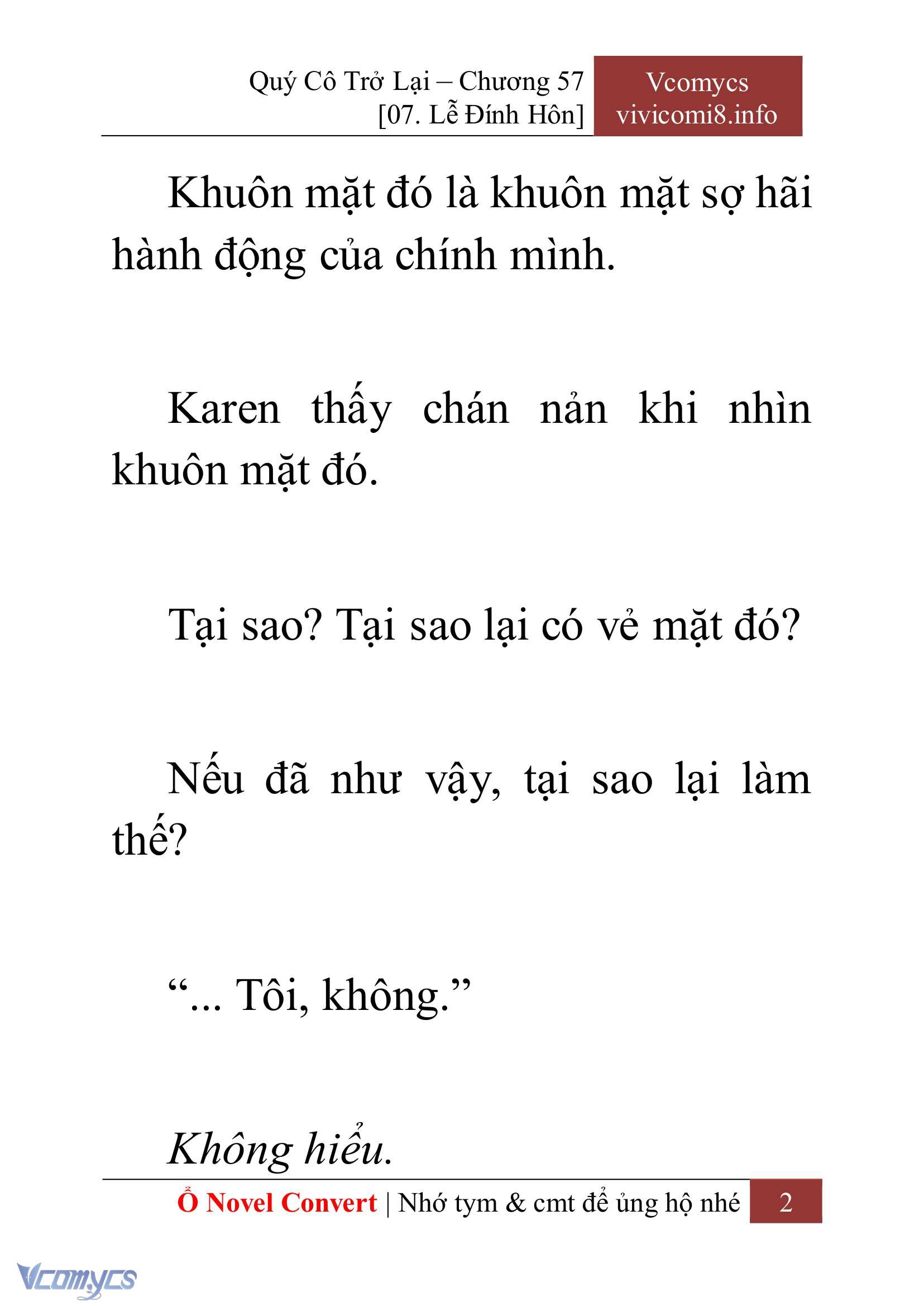 [Novel] Quý Cô Trở Lại Chapter 57 - Trang 5
