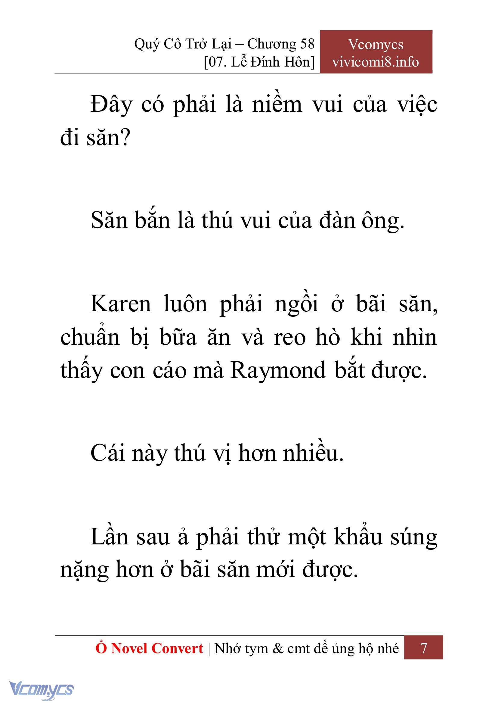 [Novel] Quý Cô Trở Lại Chapter 58 - Trang 10