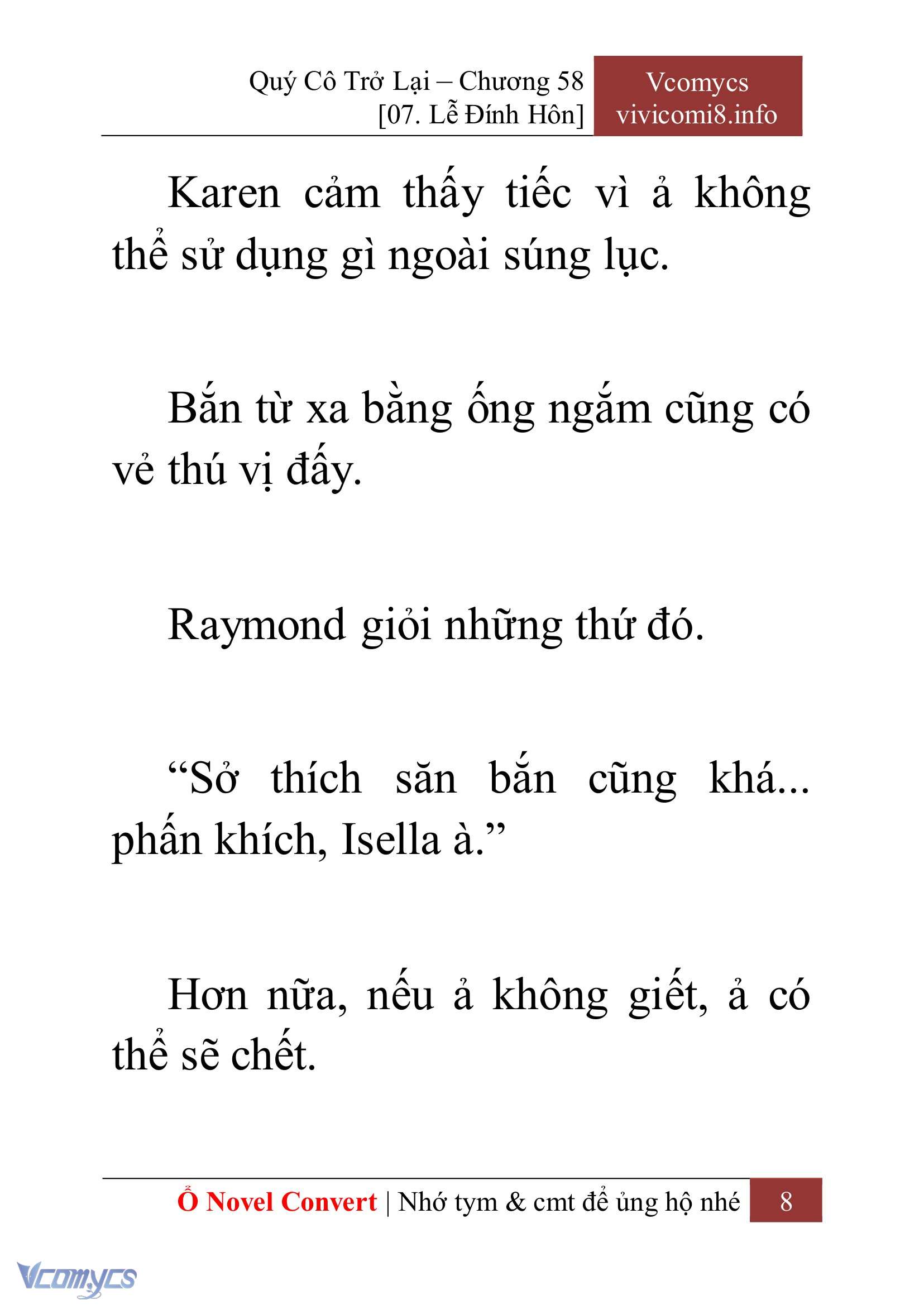 [Novel] Quý Cô Trở Lại Chapter 58 - Trang 11