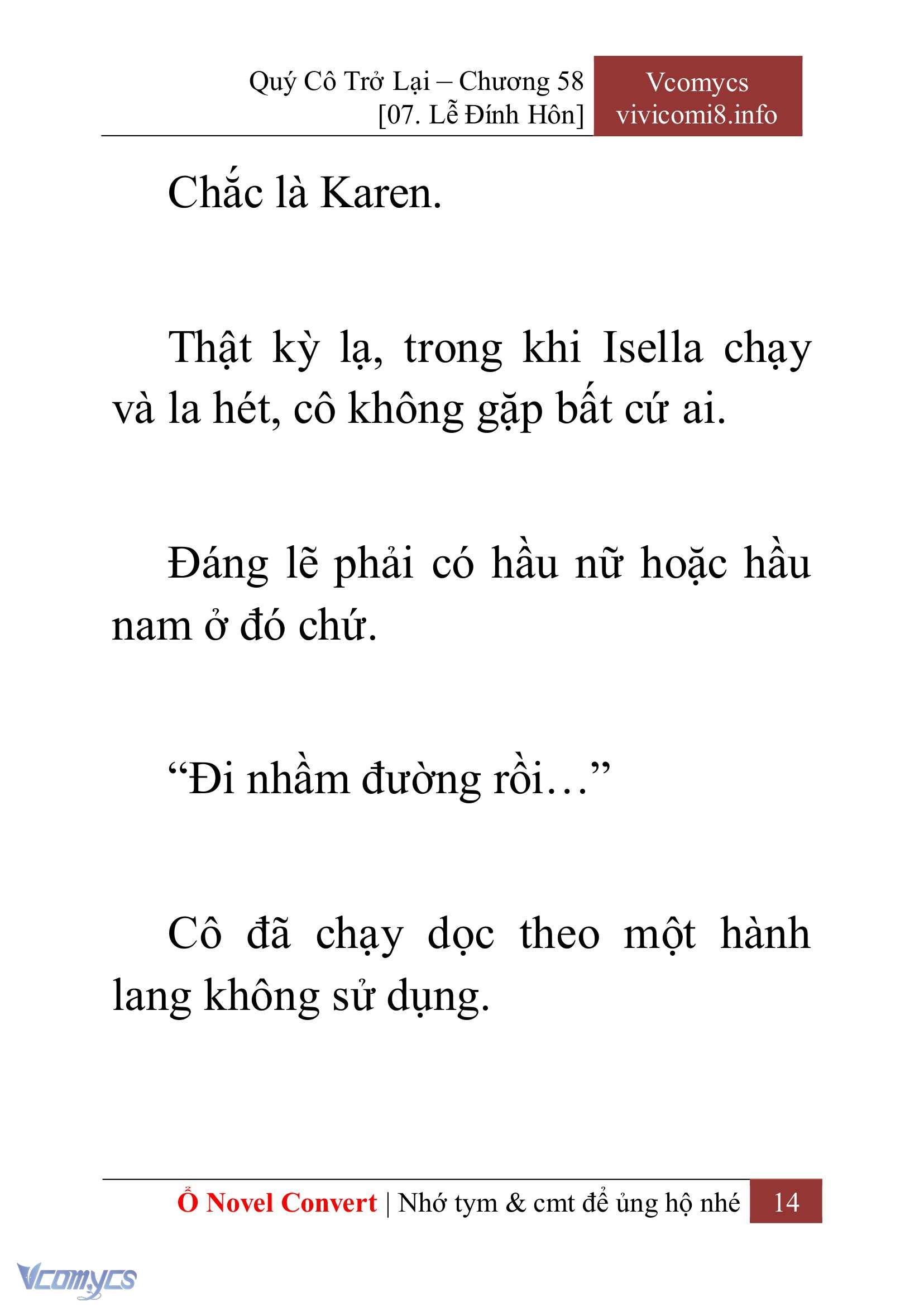 [Novel] Quý Cô Trở Lại Chapter 58 - Trang 17