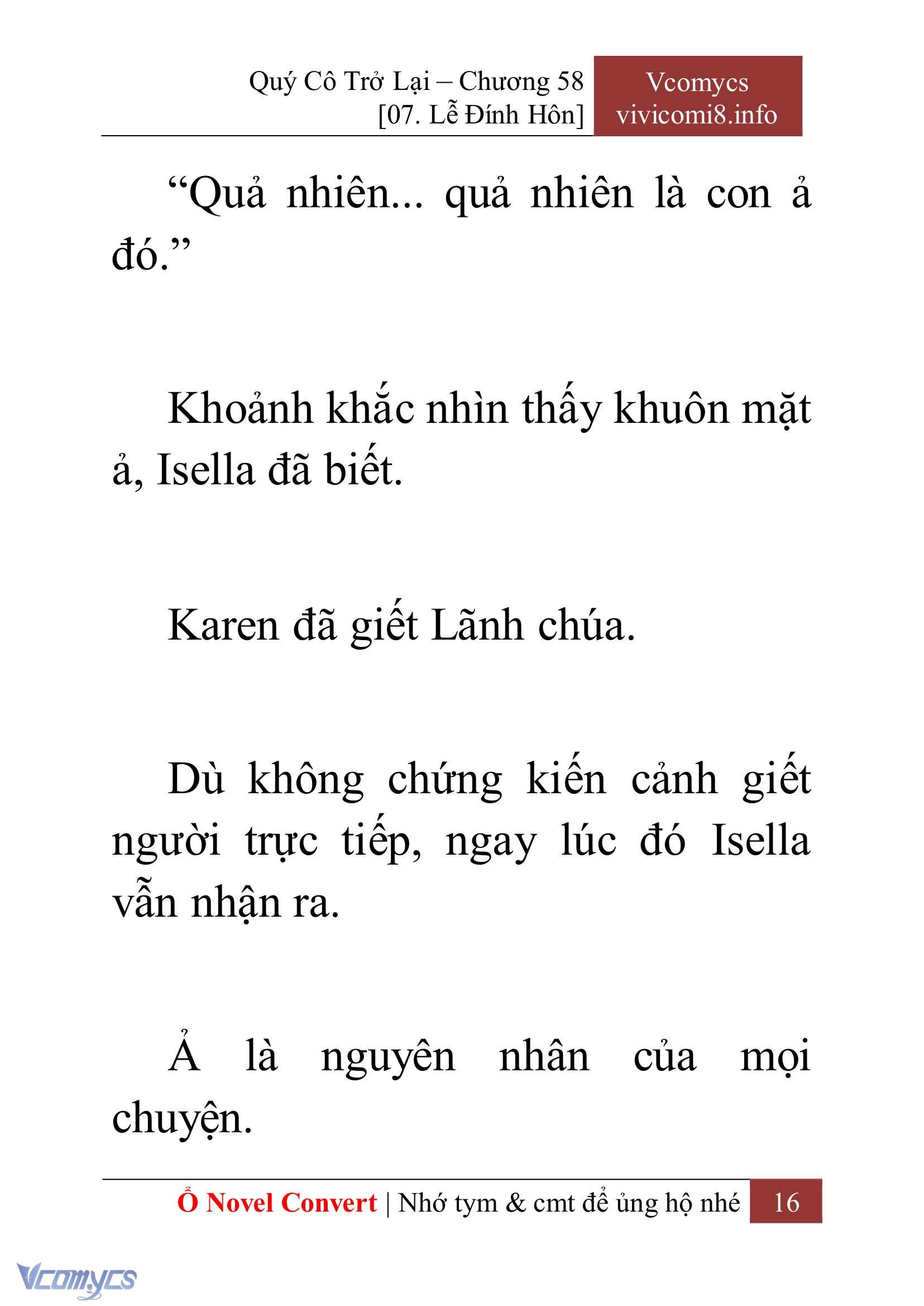 [Novel] Quý Cô Trở Lại Chapter 58 - Trang 19