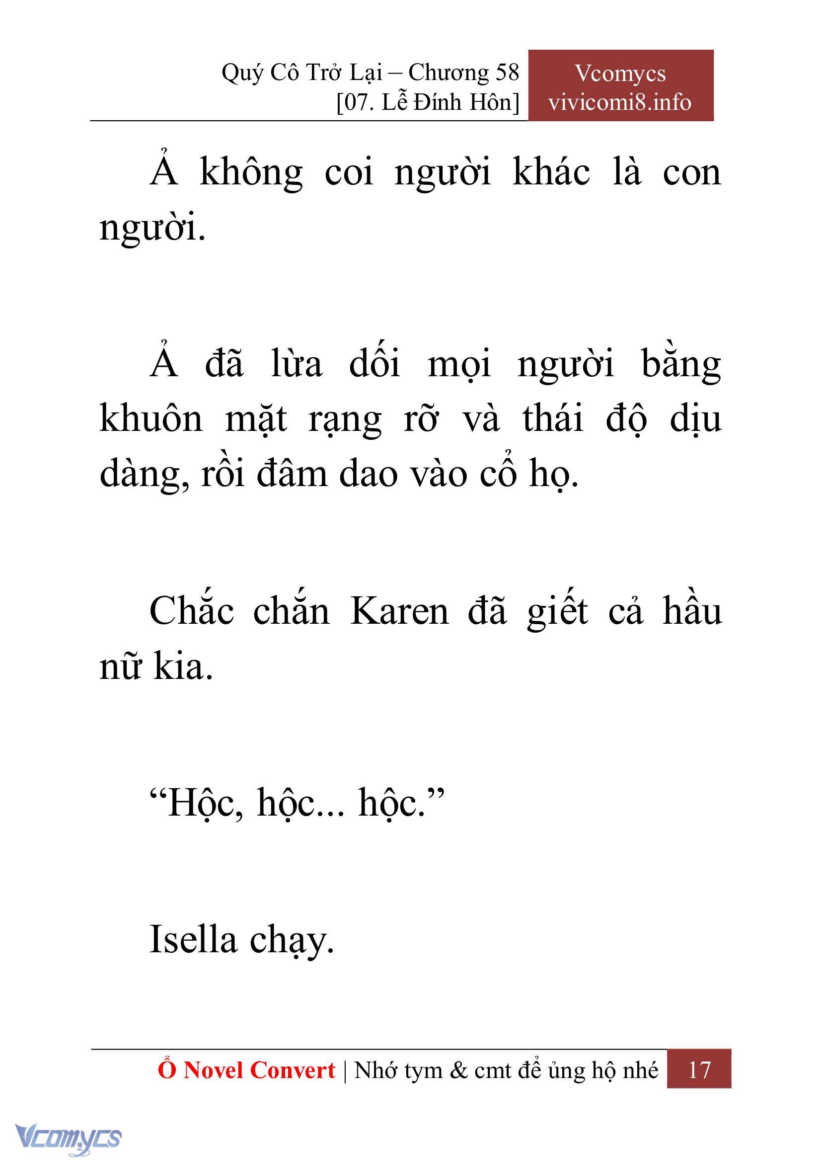 [Novel] Quý Cô Trở Lại Chapter 58 - Trang 20
