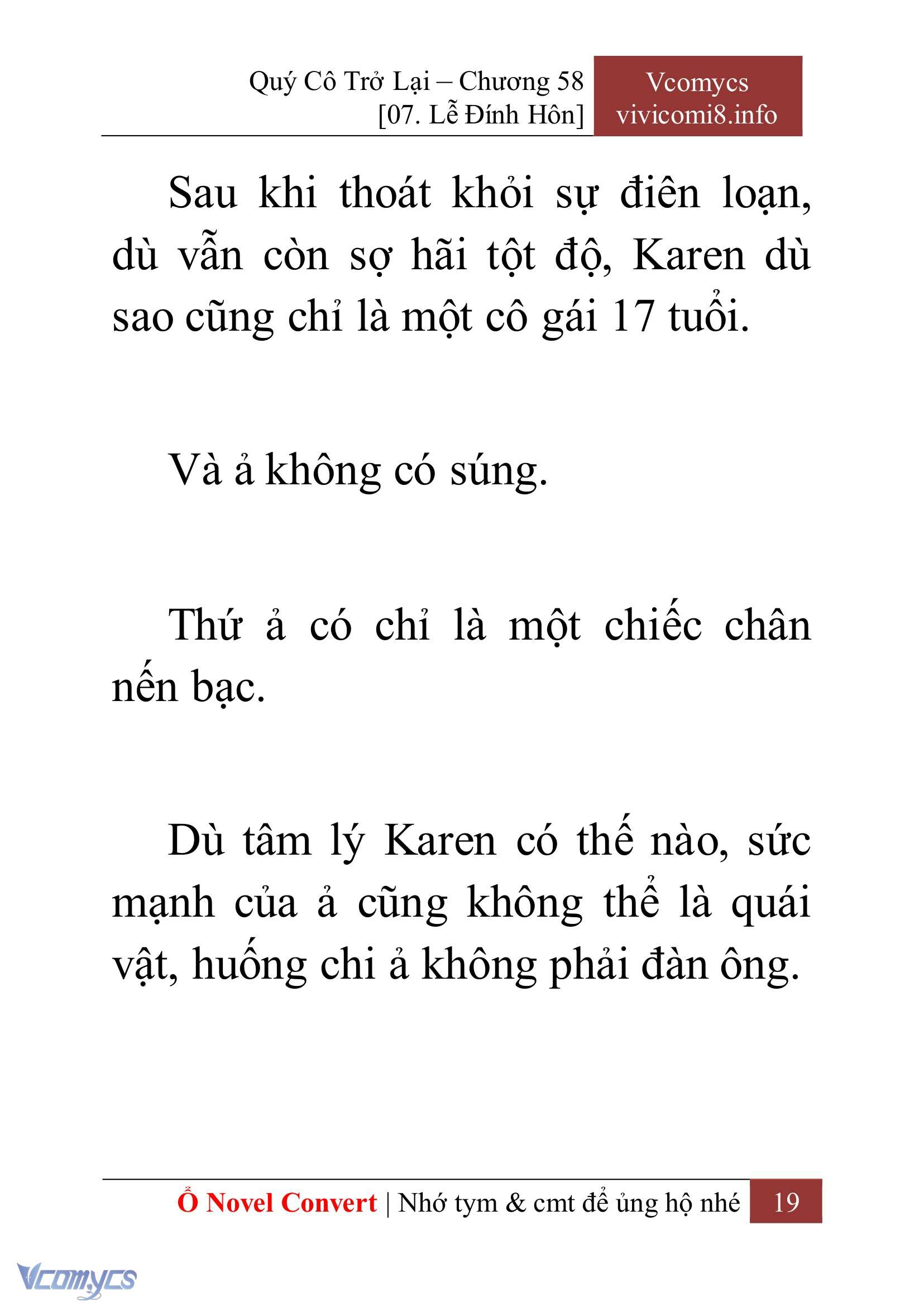 [Novel] Quý Cô Trở Lại Chapter 58 - Trang 22