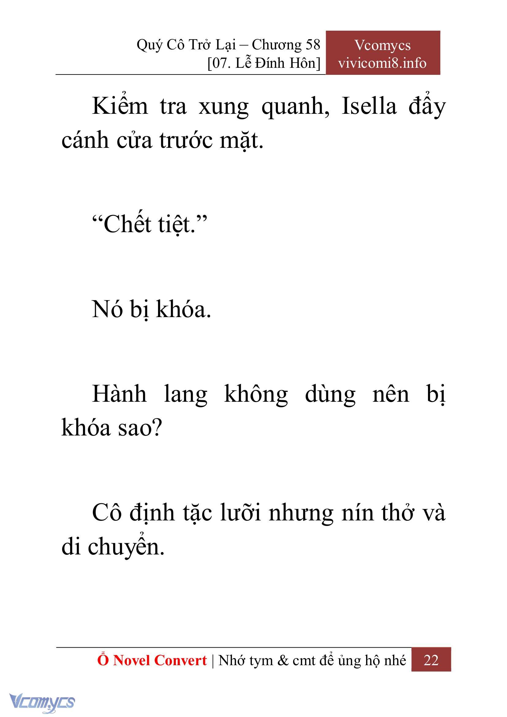 [Novel] Quý Cô Trở Lại Chapter 58 - Trang 25