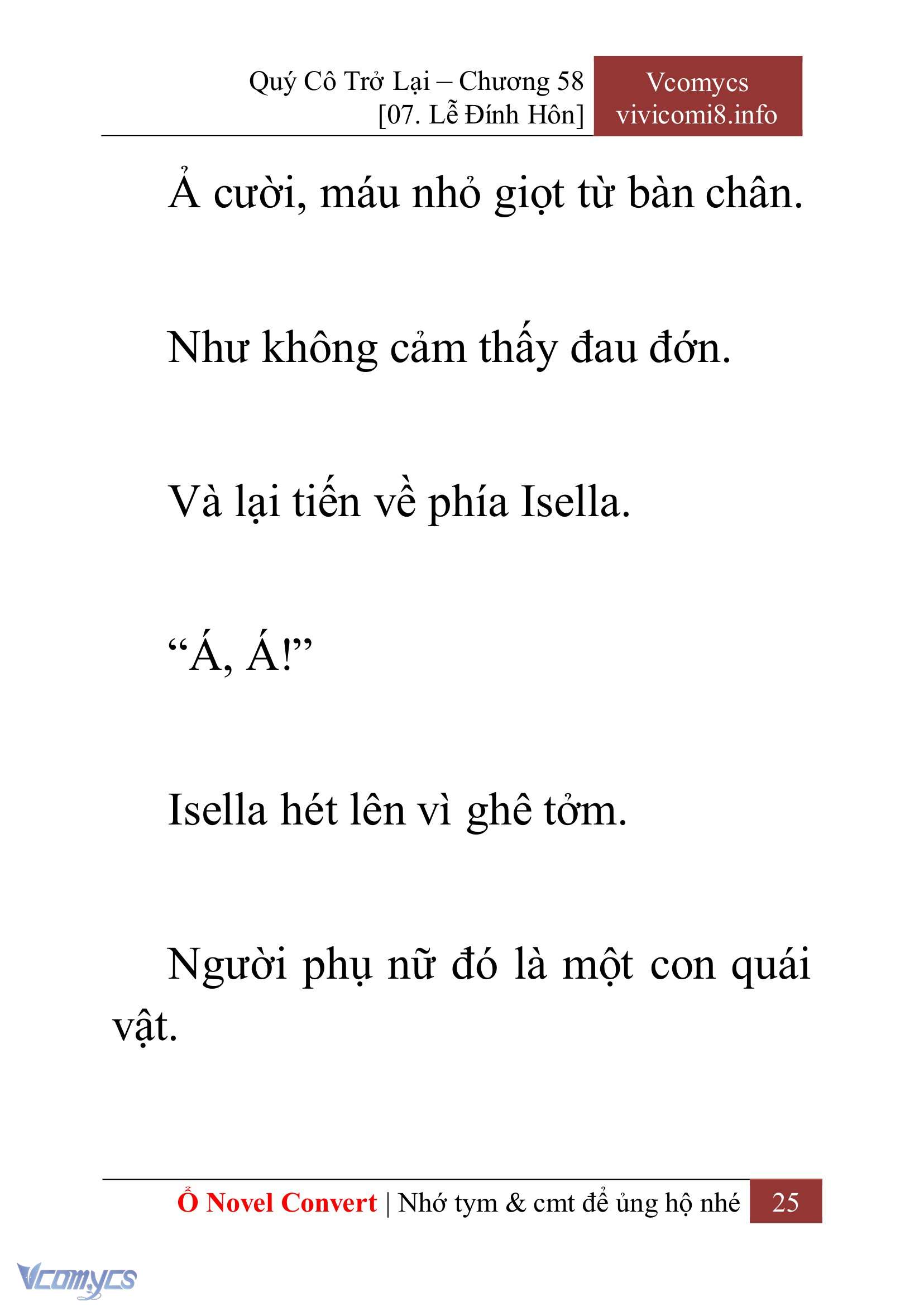 [Novel] Quý Cô Trở Lại Chapter 58 - Trang 28