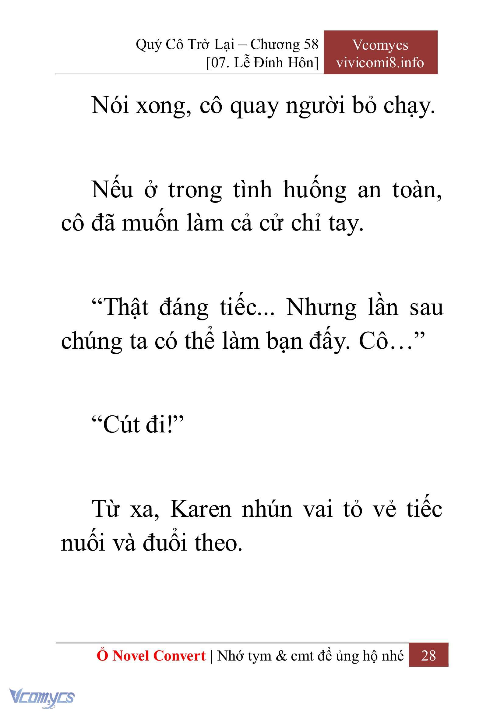[Novel] Quý Cô Trở Lại Chapter 58 - Trang 31