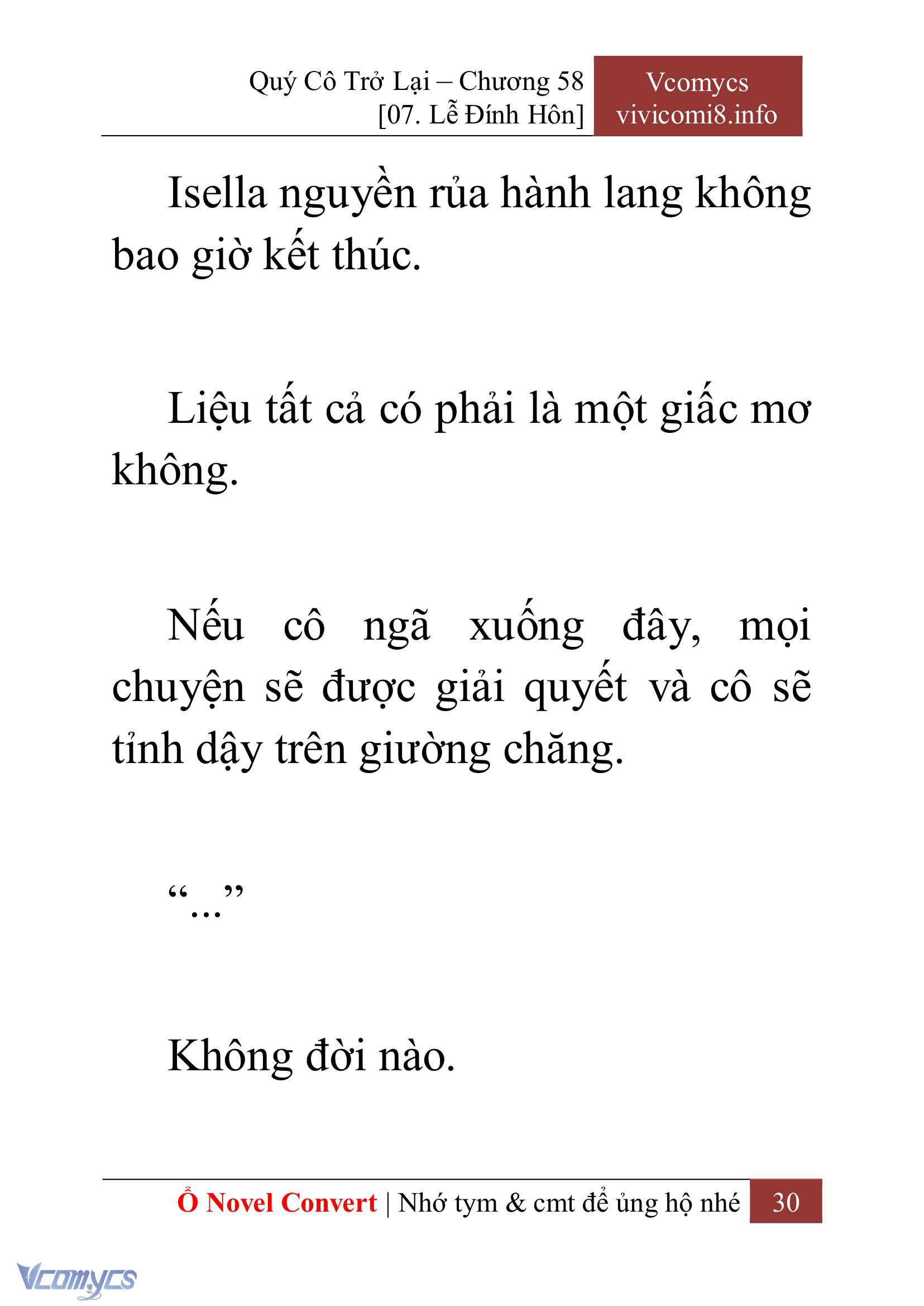 [Novel] Quý Cô Trở Lại Chapter 58 - Trang 33
