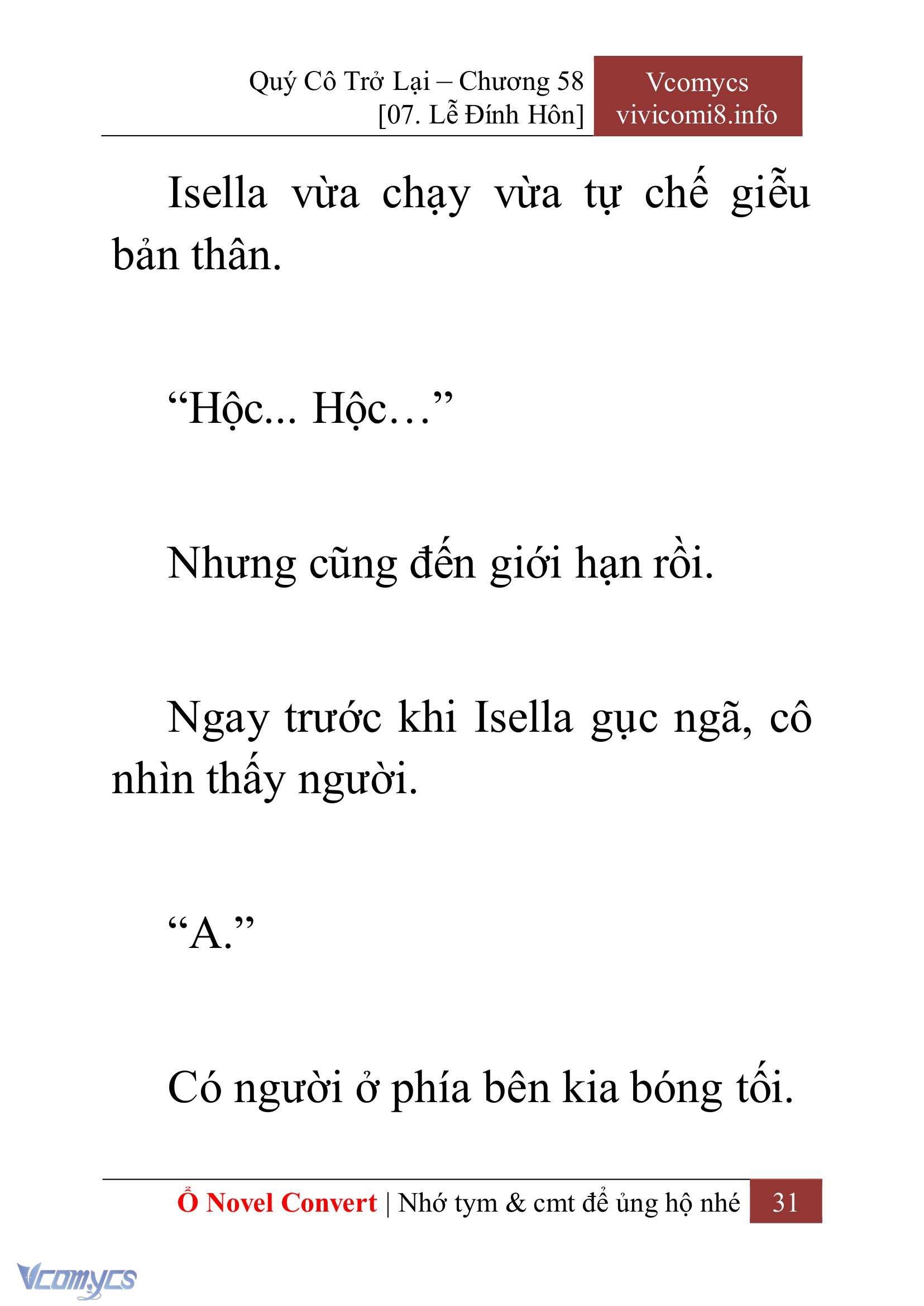 [Novel] Quý Cô Trở Lại Chapter 58 - Trang 34
