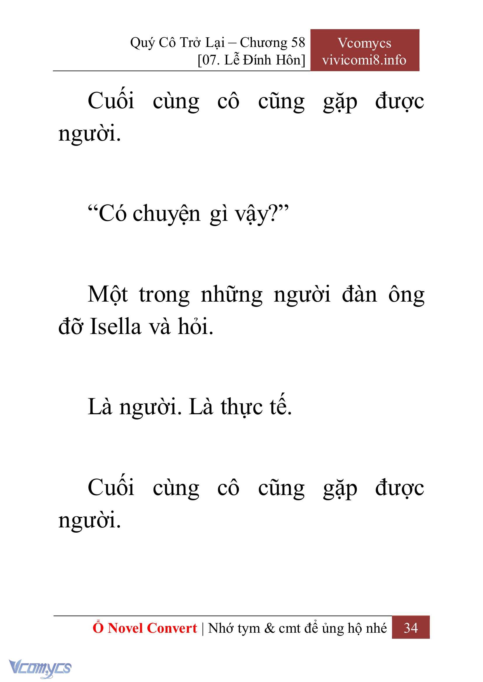 [Novel] Quý Cô Trở Lại Chapter 58 - Trang 37