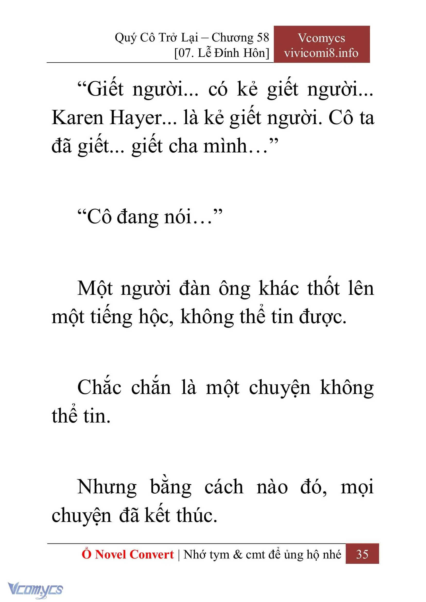 [Novel] Quý Cô Trở Lại Chapter 58 - Trang 38