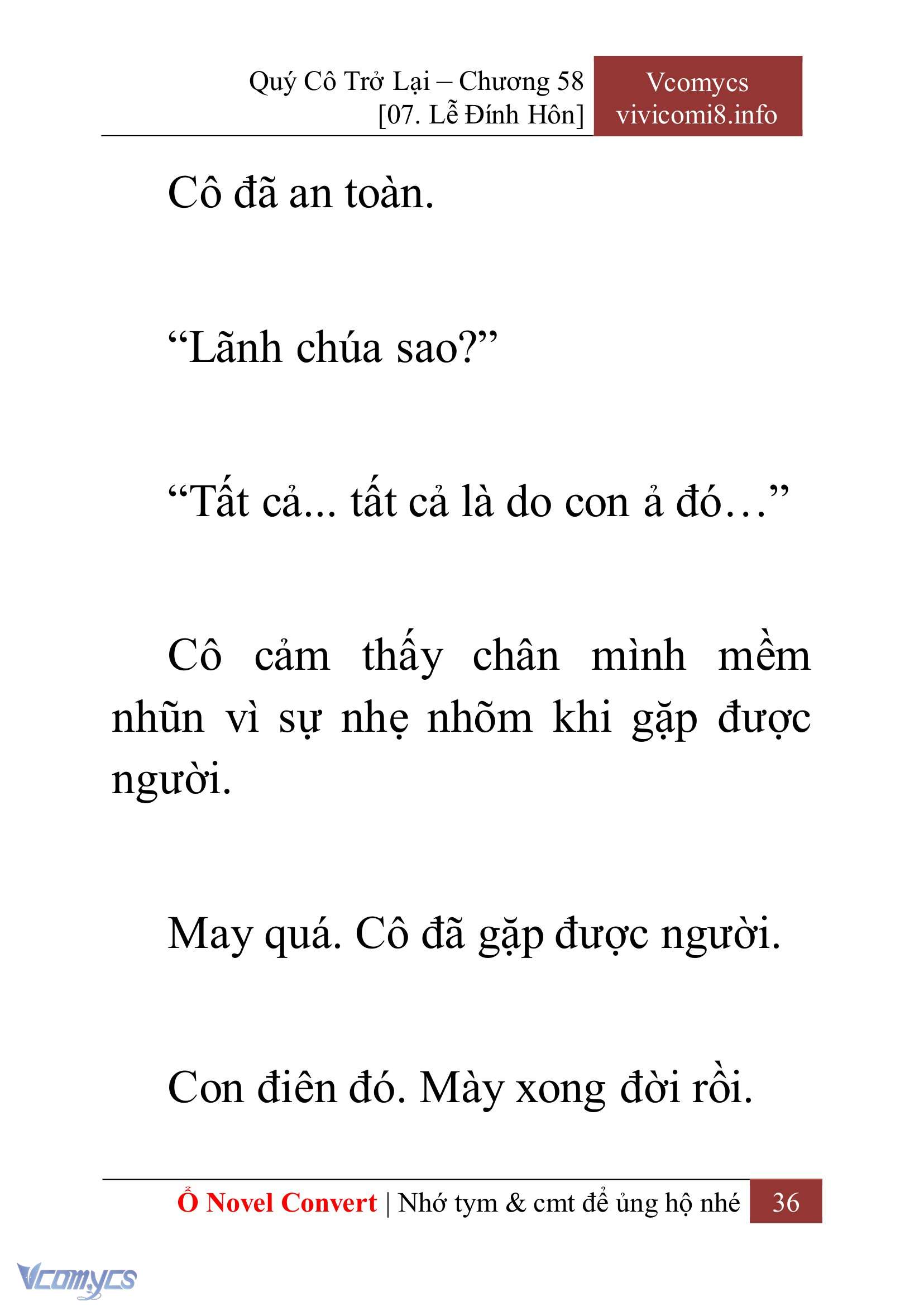 [Novel] Quý Cô Trở Lại Chapter 58 - Trang 39