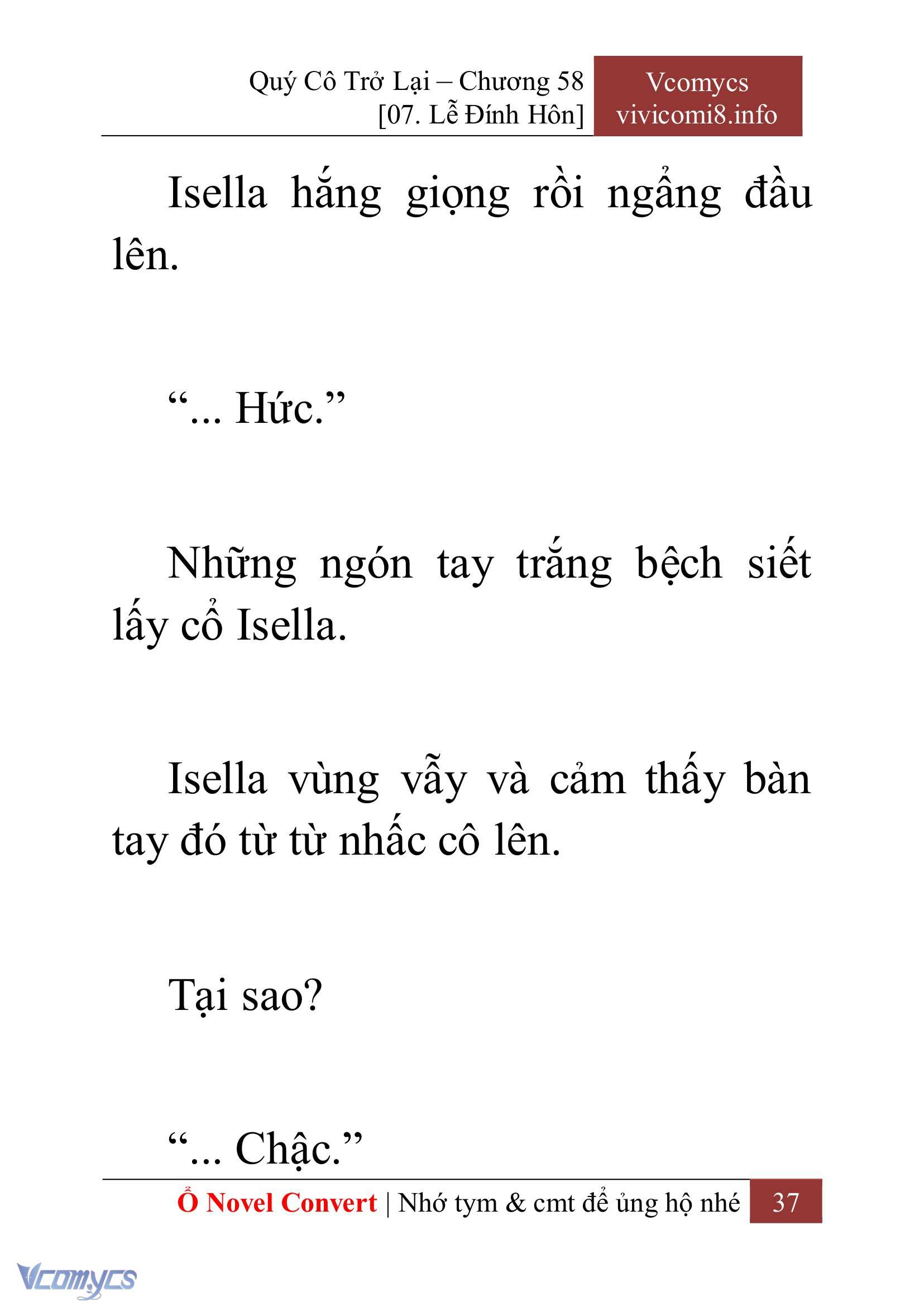 [Novel] Quý Cô Trở Lại Chapter 58 - Trang 40