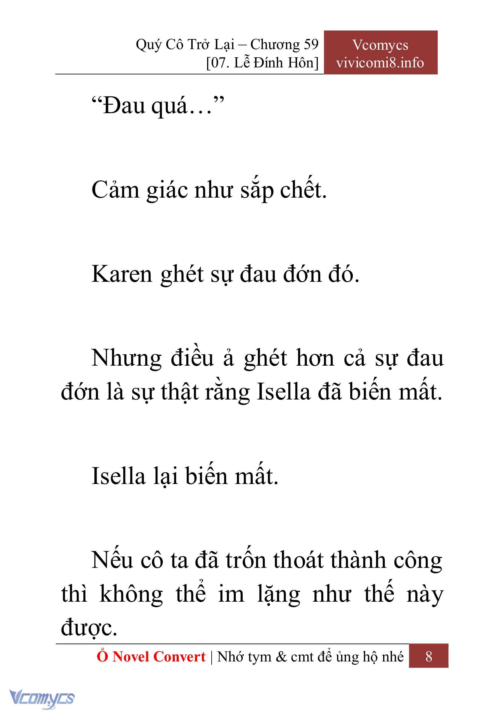 [Novel] Quý Cô Trở Lại Chapter 59 - Trang 11
