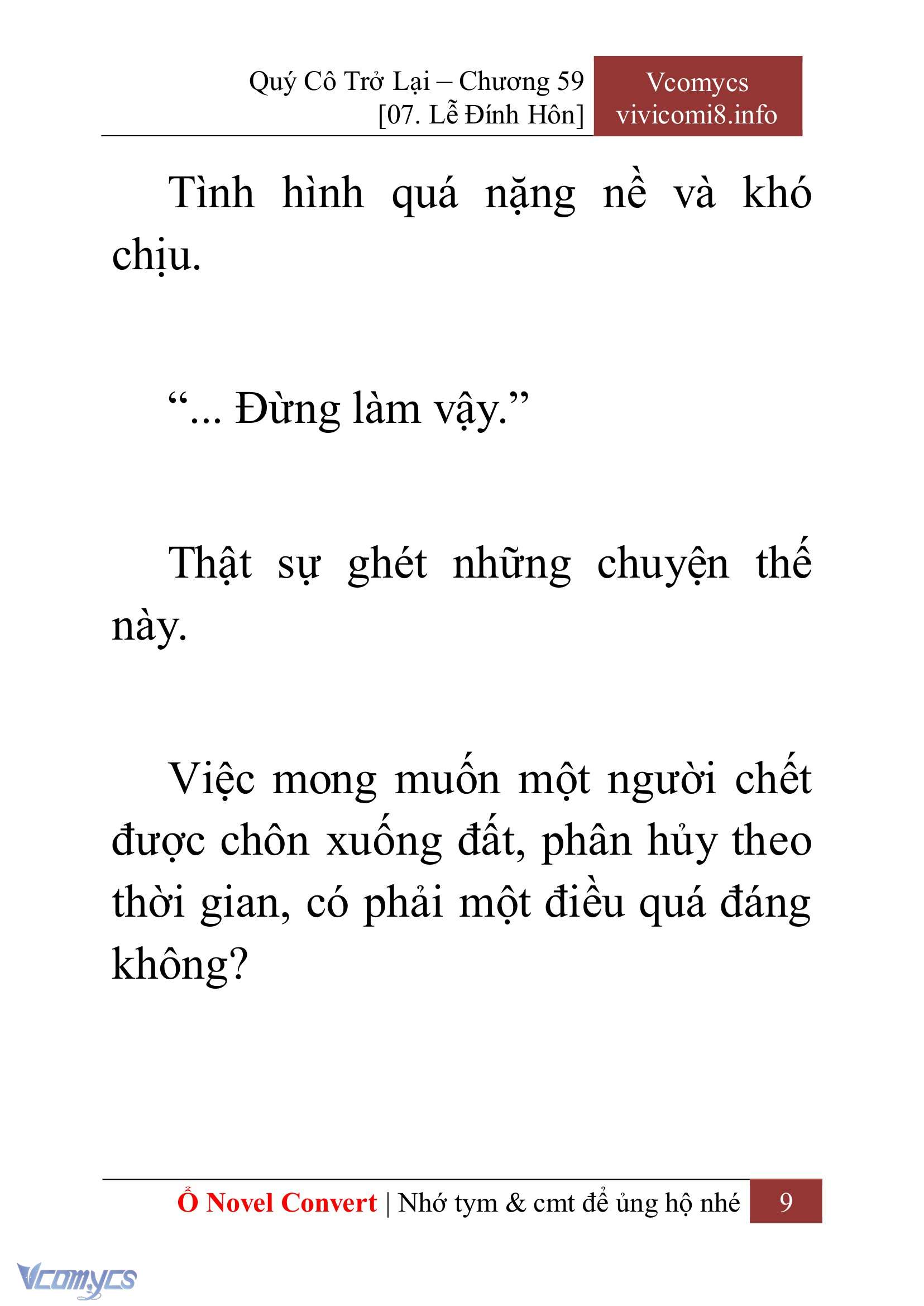 [Novel] Quý Cô Trở Lại Chapter 59 - Trang 12