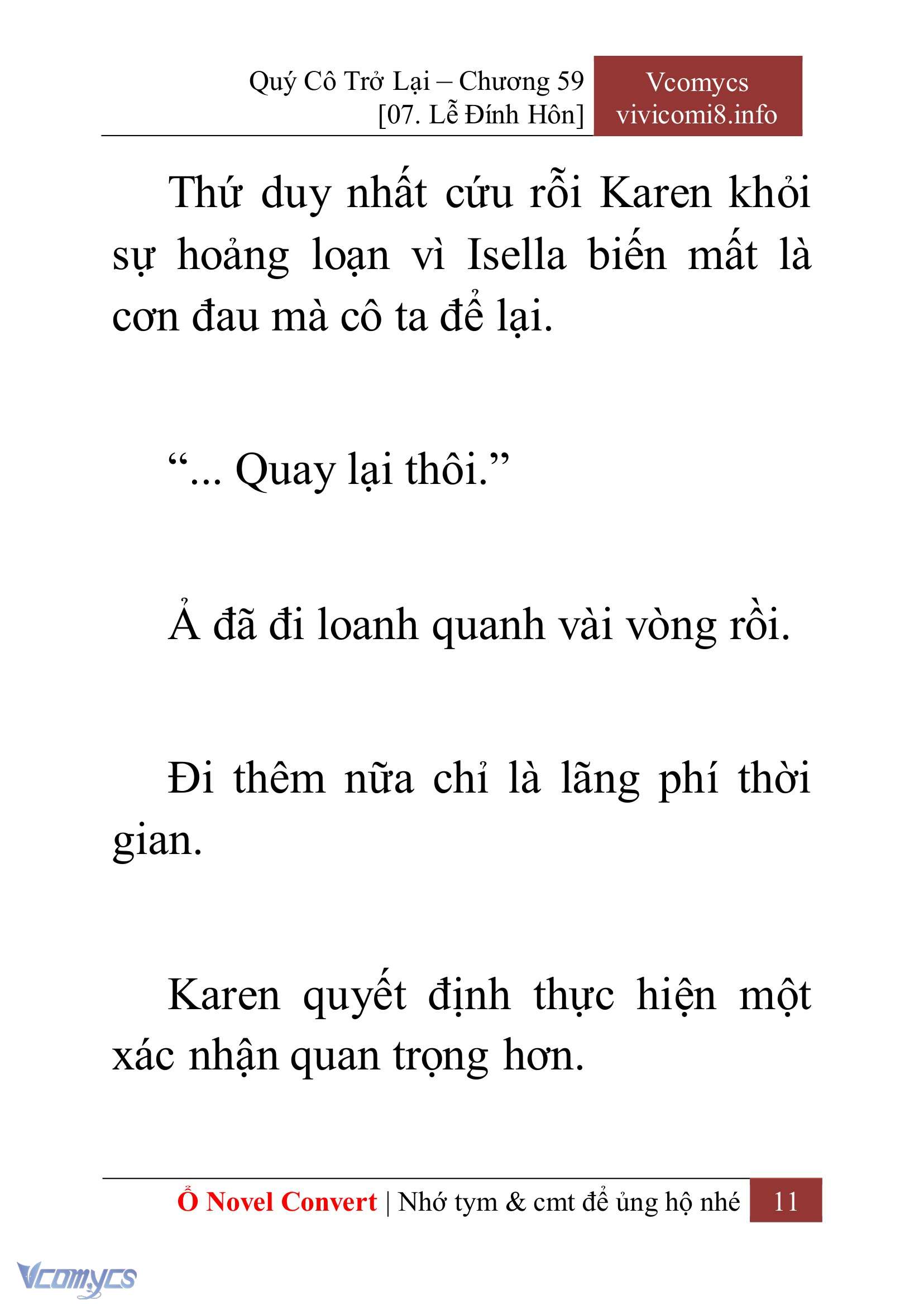 [Novel] Quý Cô Trở Lại Chapter 59 - Trang 14