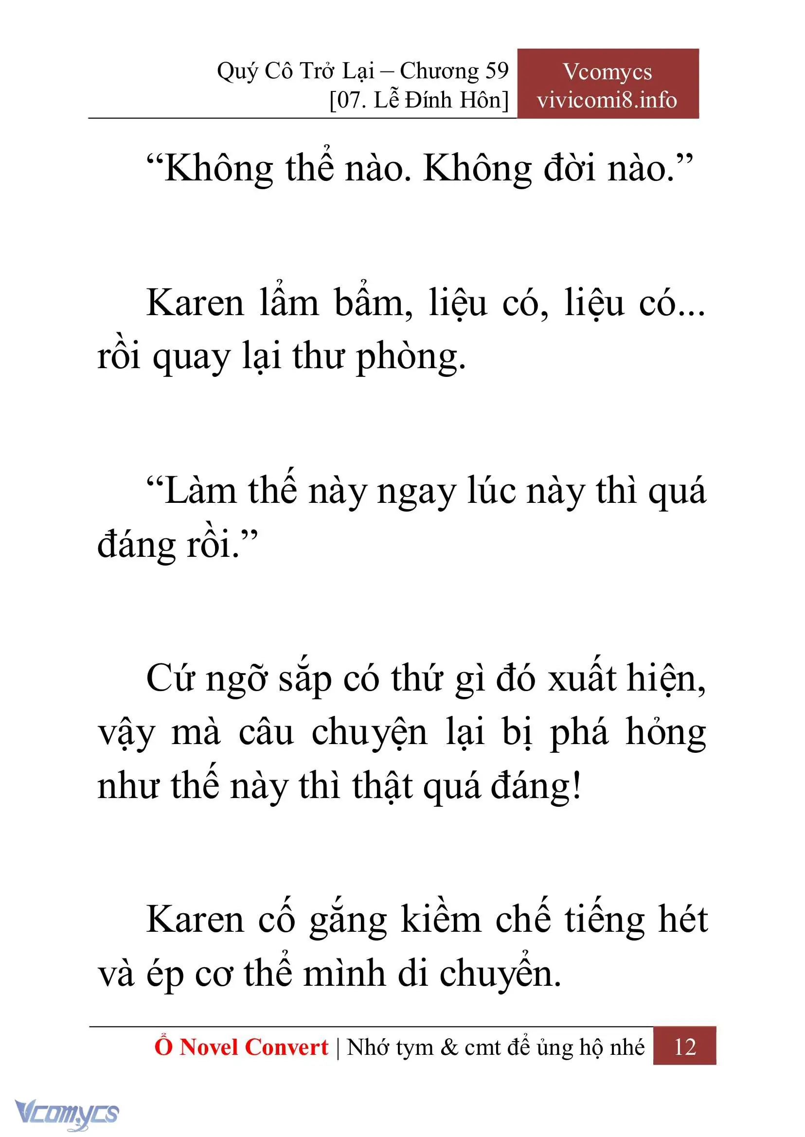 [Novel] Quý Cô Trở Lại Chapter 59 - Trang 15