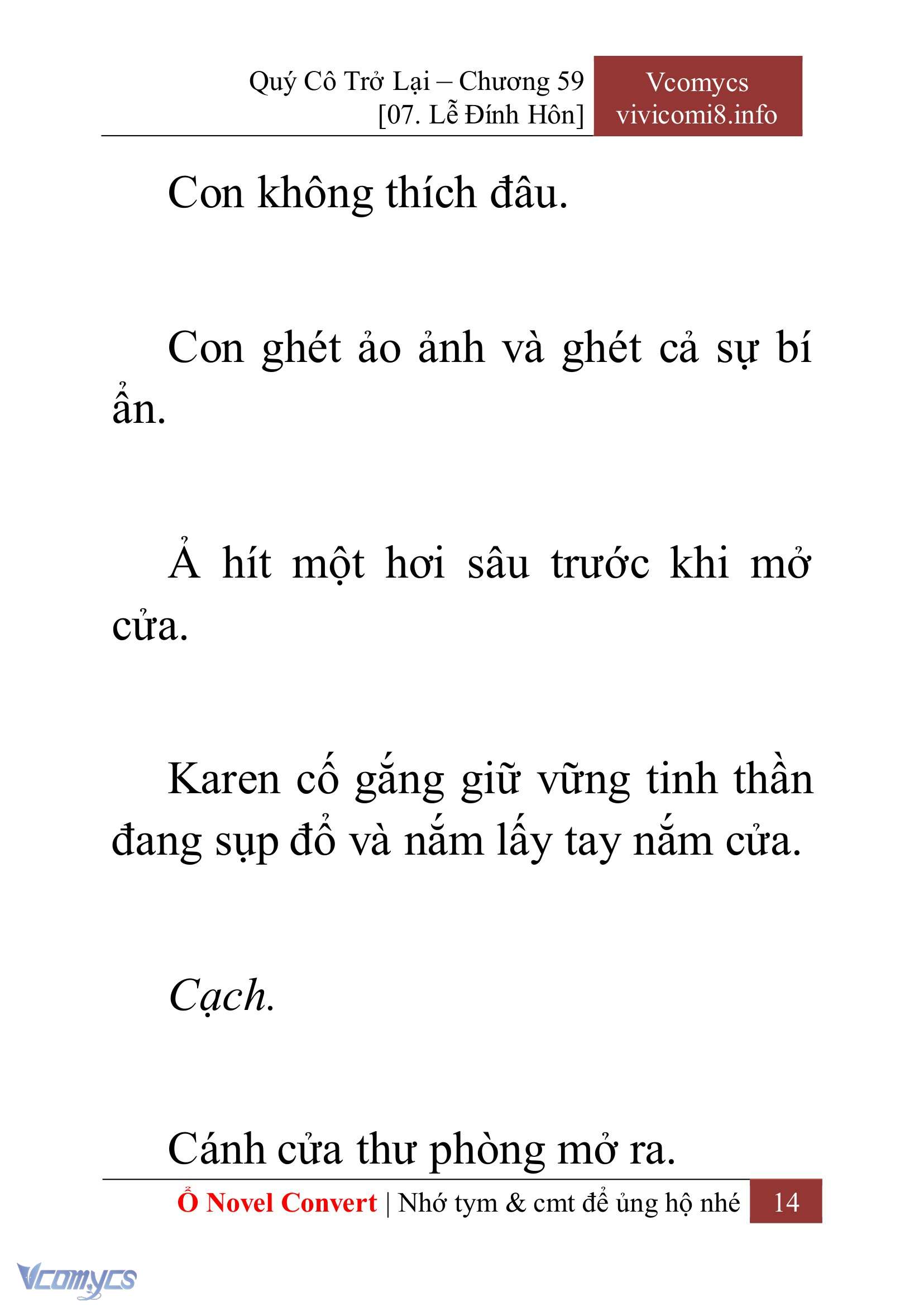 [Novel] Quý Cô Trở Lại Chapter 59 - Trang 17