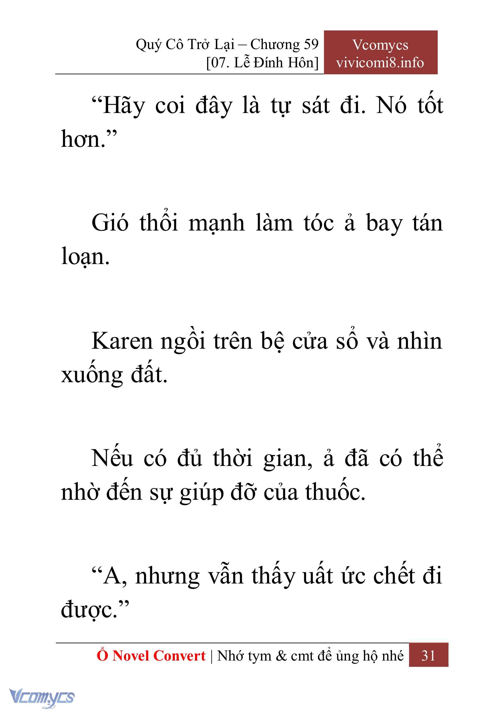 [Novel] Quý Cô Trở Lại Chapter 59 - Trang 34
