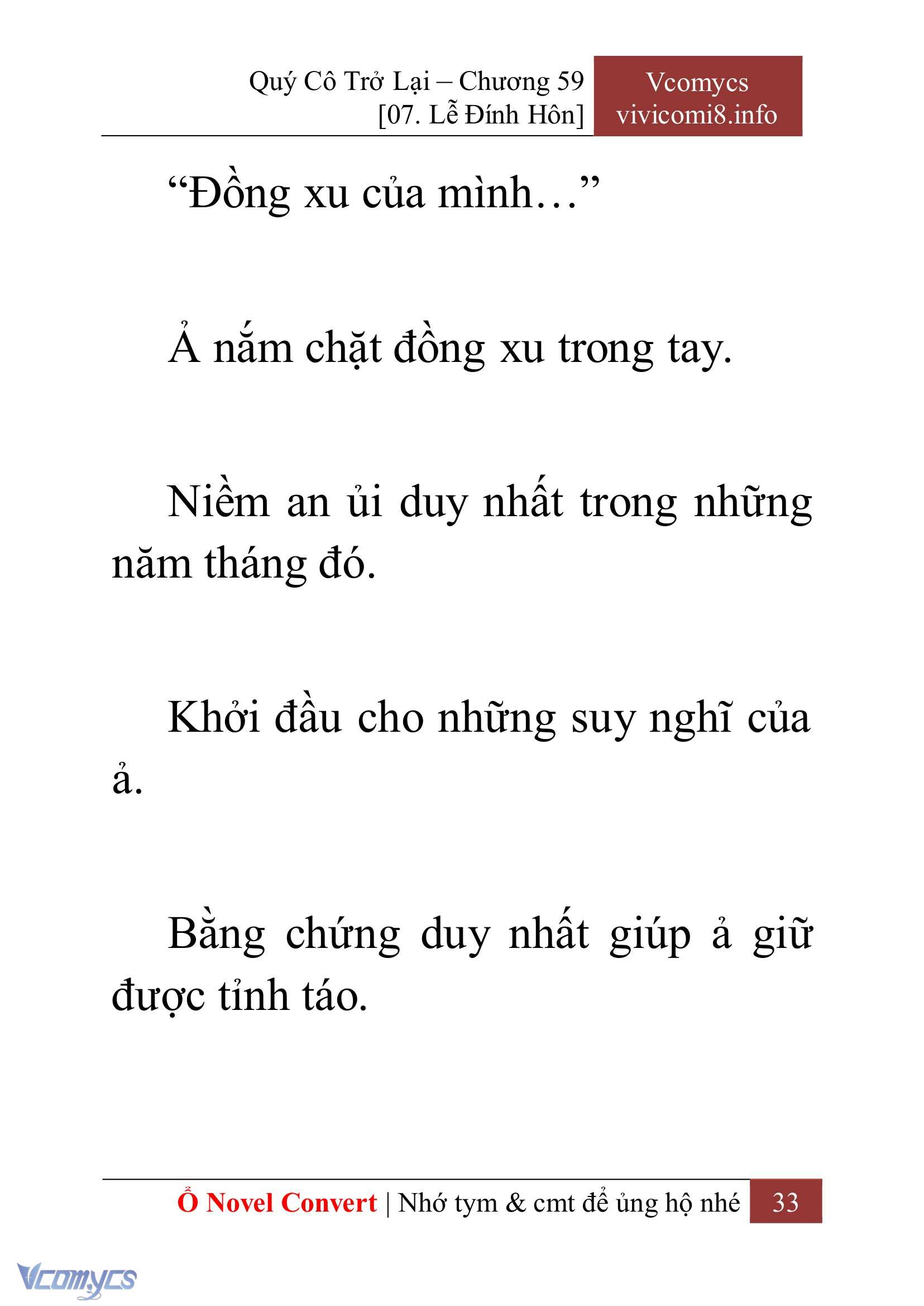 [Novel] Quý Cô Trở Lại Chapter 59 - Trang 36