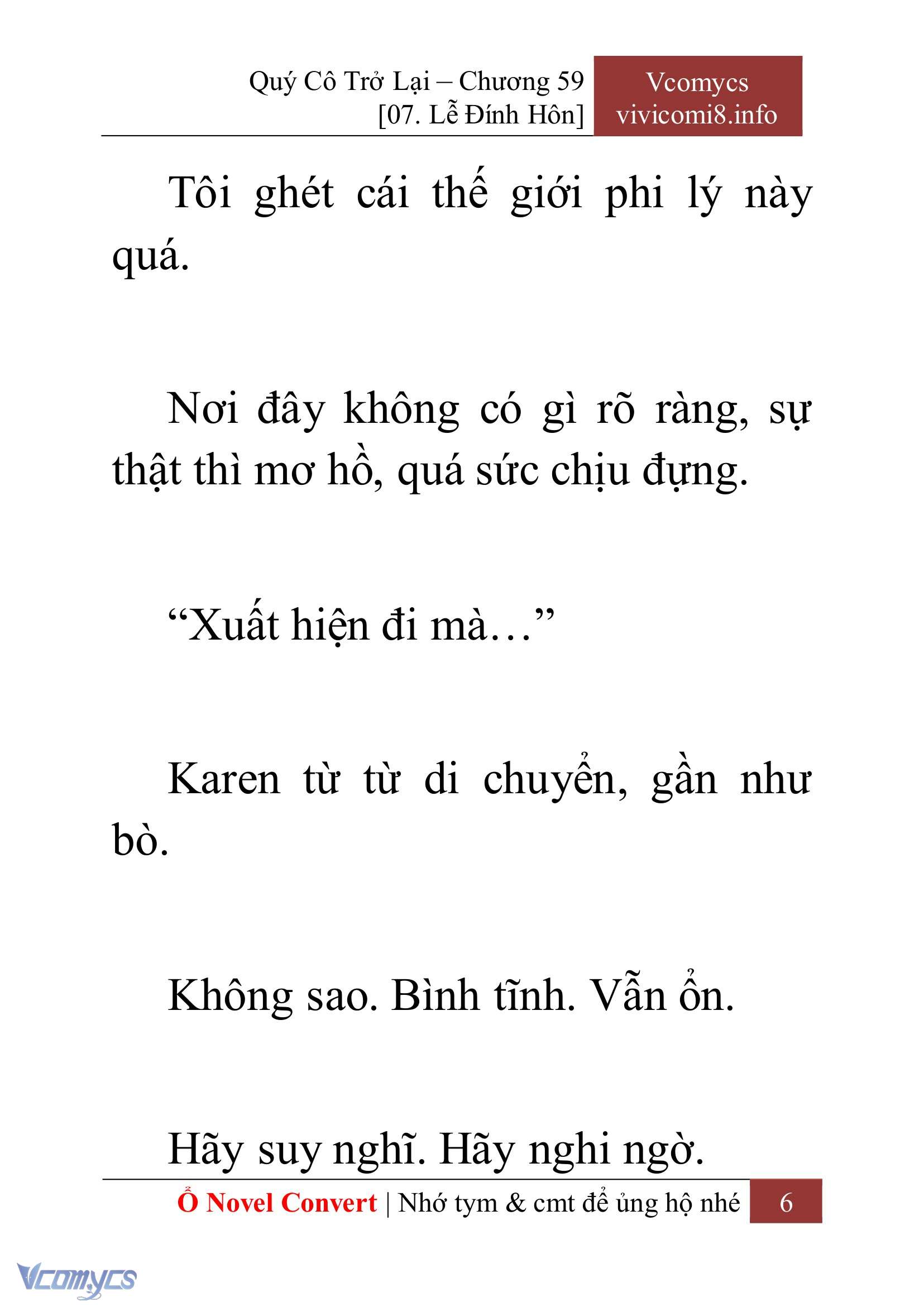 [Novel] Quý Cô Trở Lại Chapter 59 - Trang 9