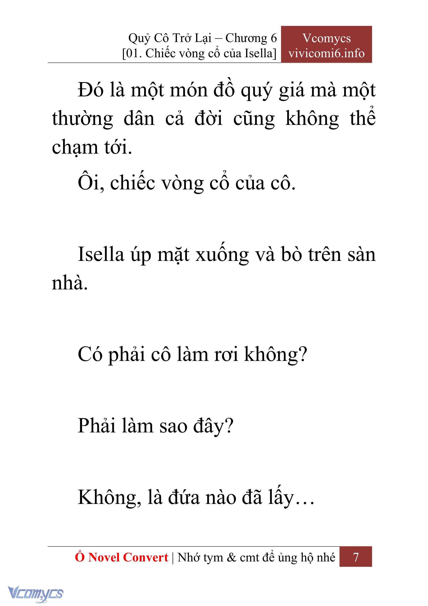 [Novel] Quý Cô Trở Lại Chapter 6 - Trang 10